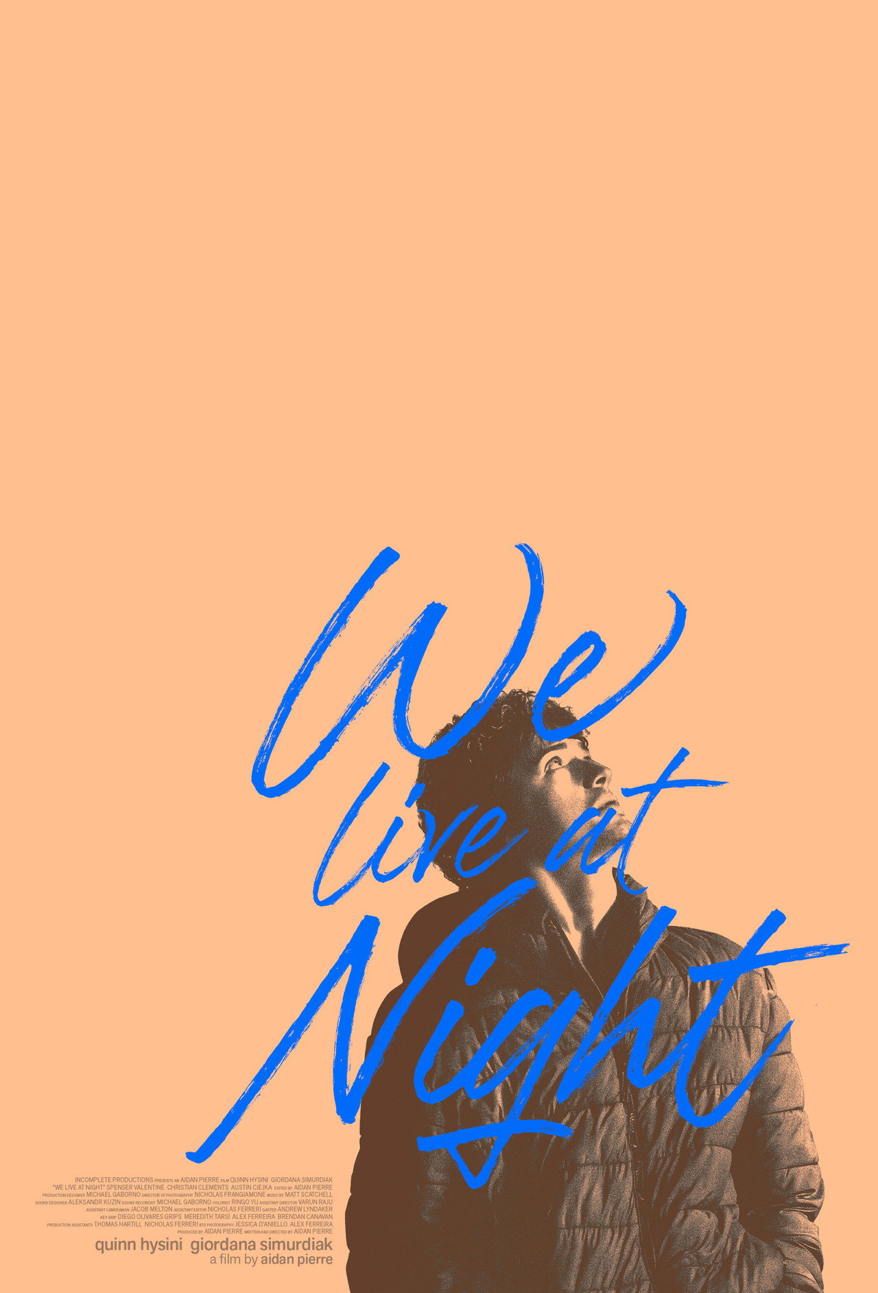 We Live at Night filmaffisch