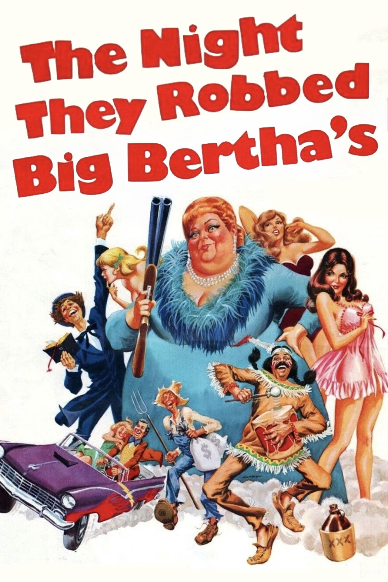 The Night They Robbed Big Bertha's filmaffisch
