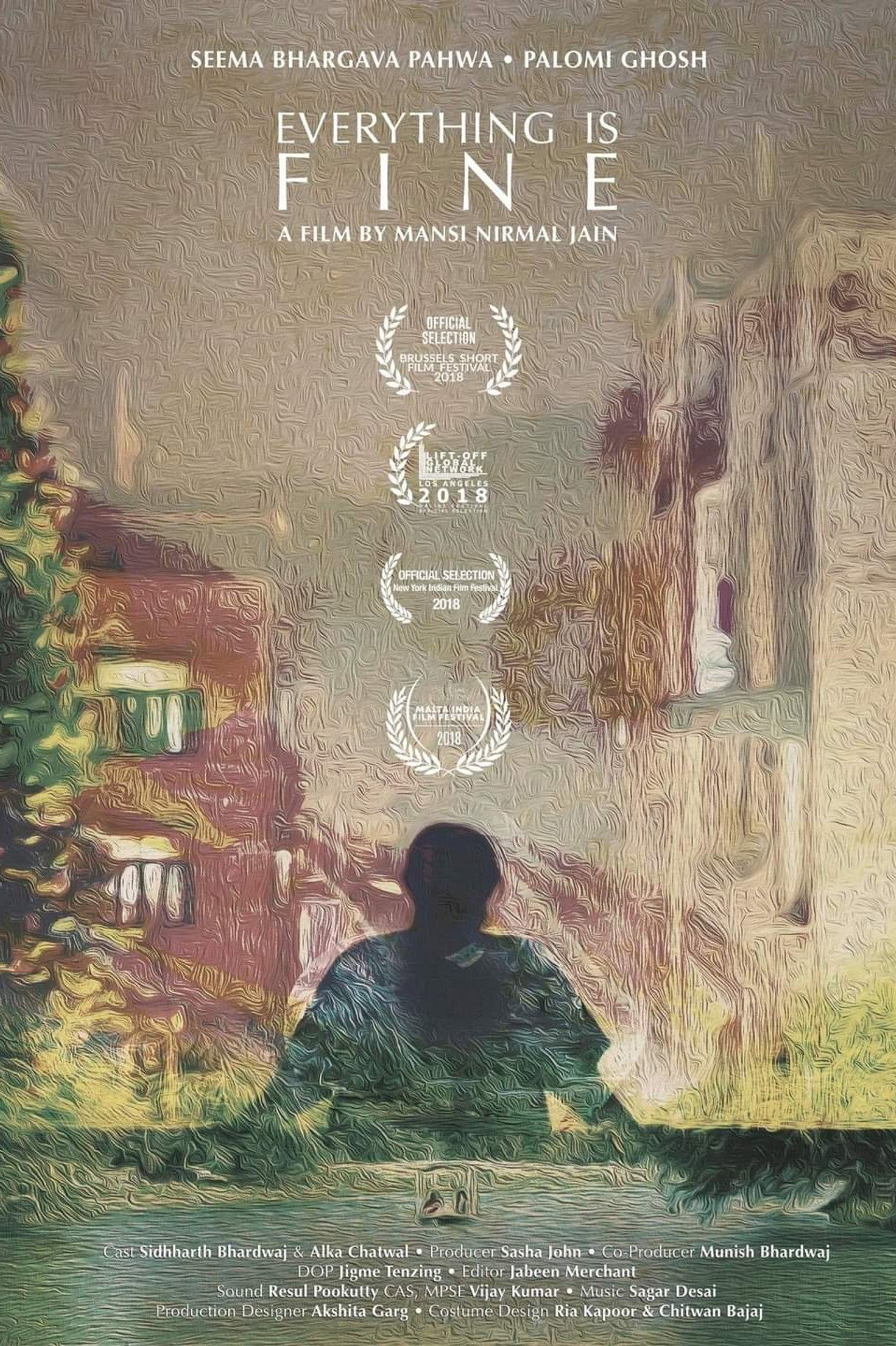 Everything is fine Backdrop