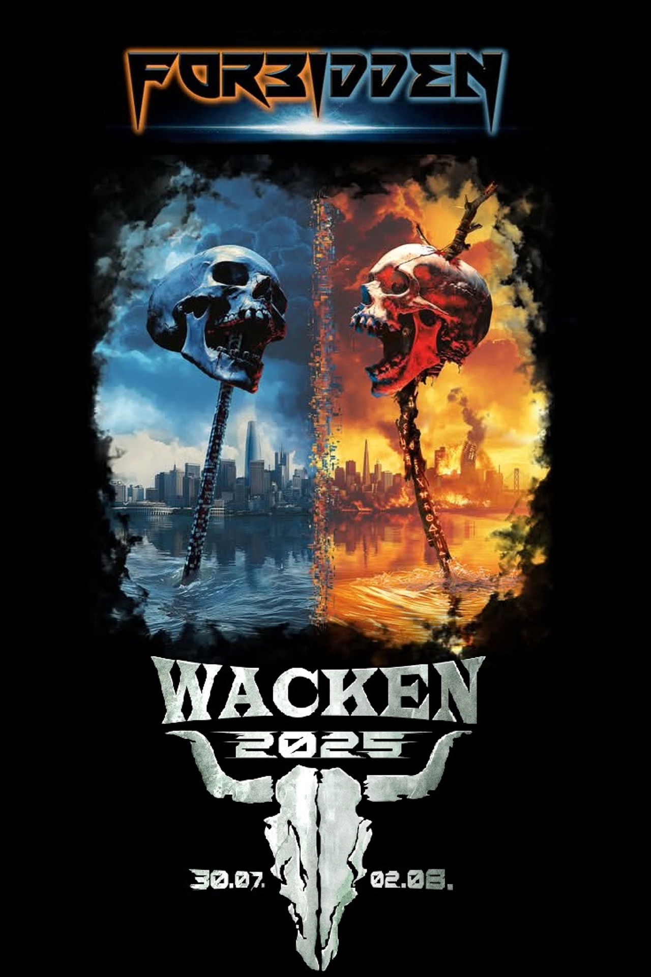 Forbidden Live at Wacken 2025 Backdrop