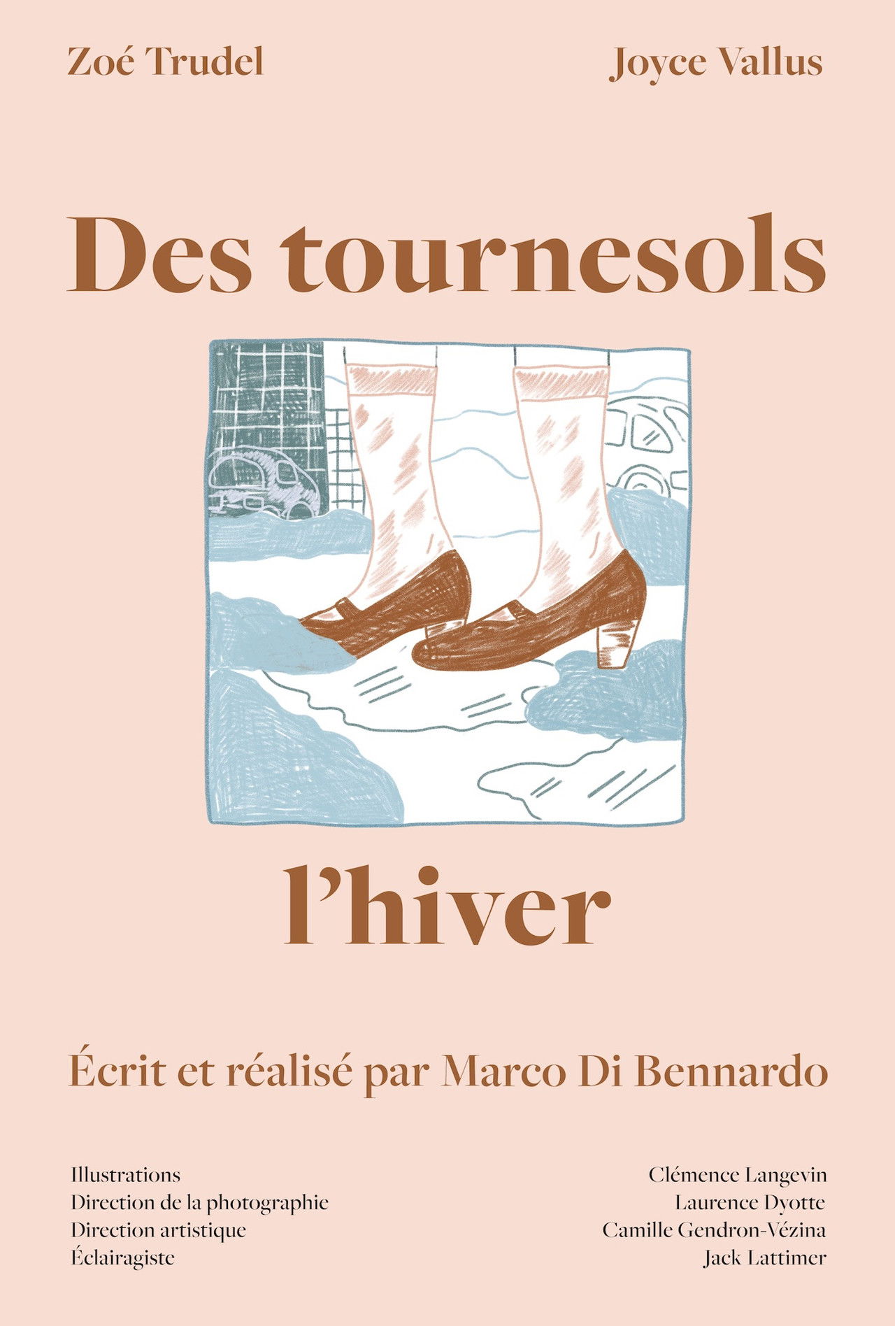 Des tournesols l'hiver poster