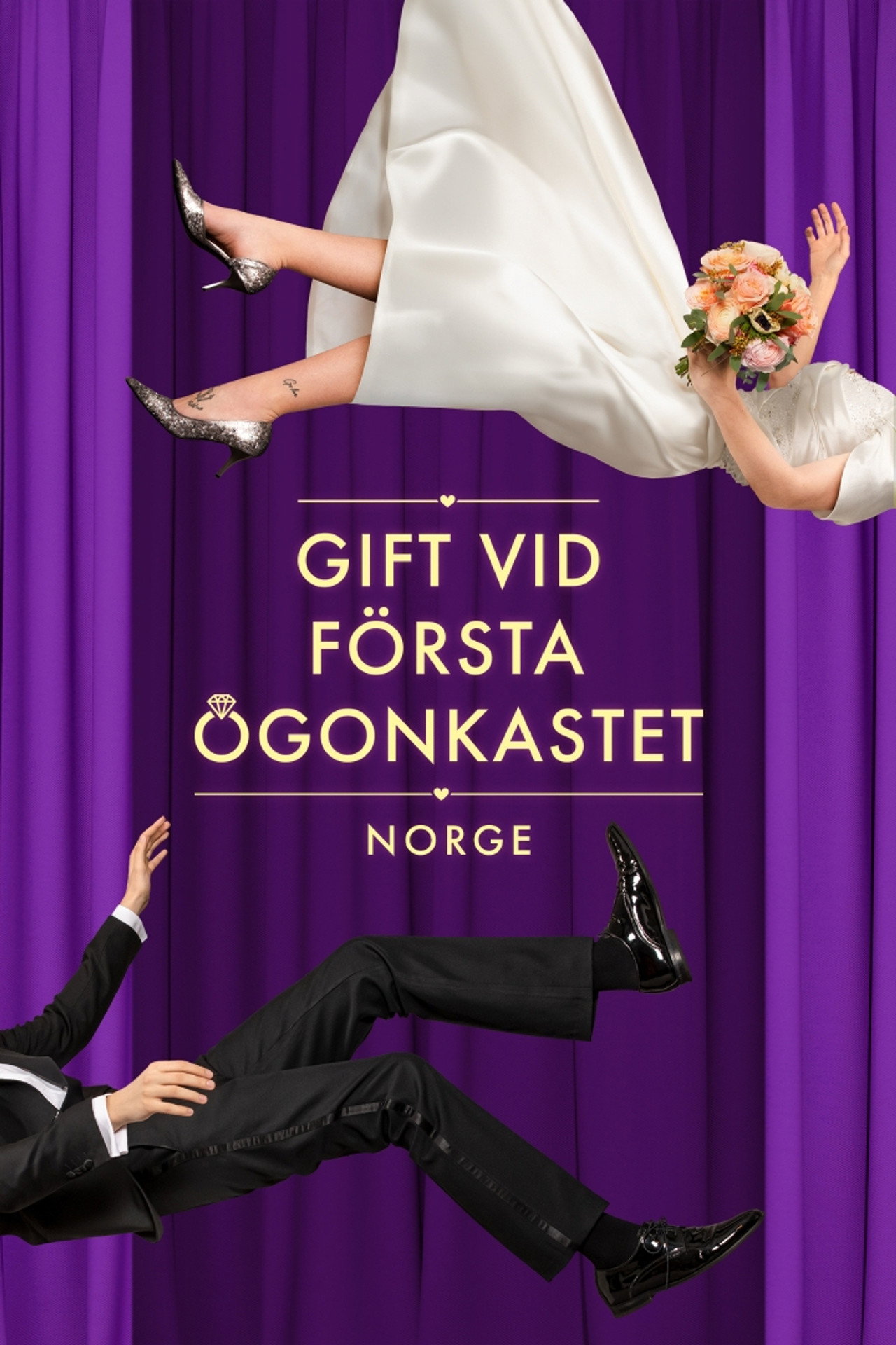 Gift vid första ögonkastet Norge affisch