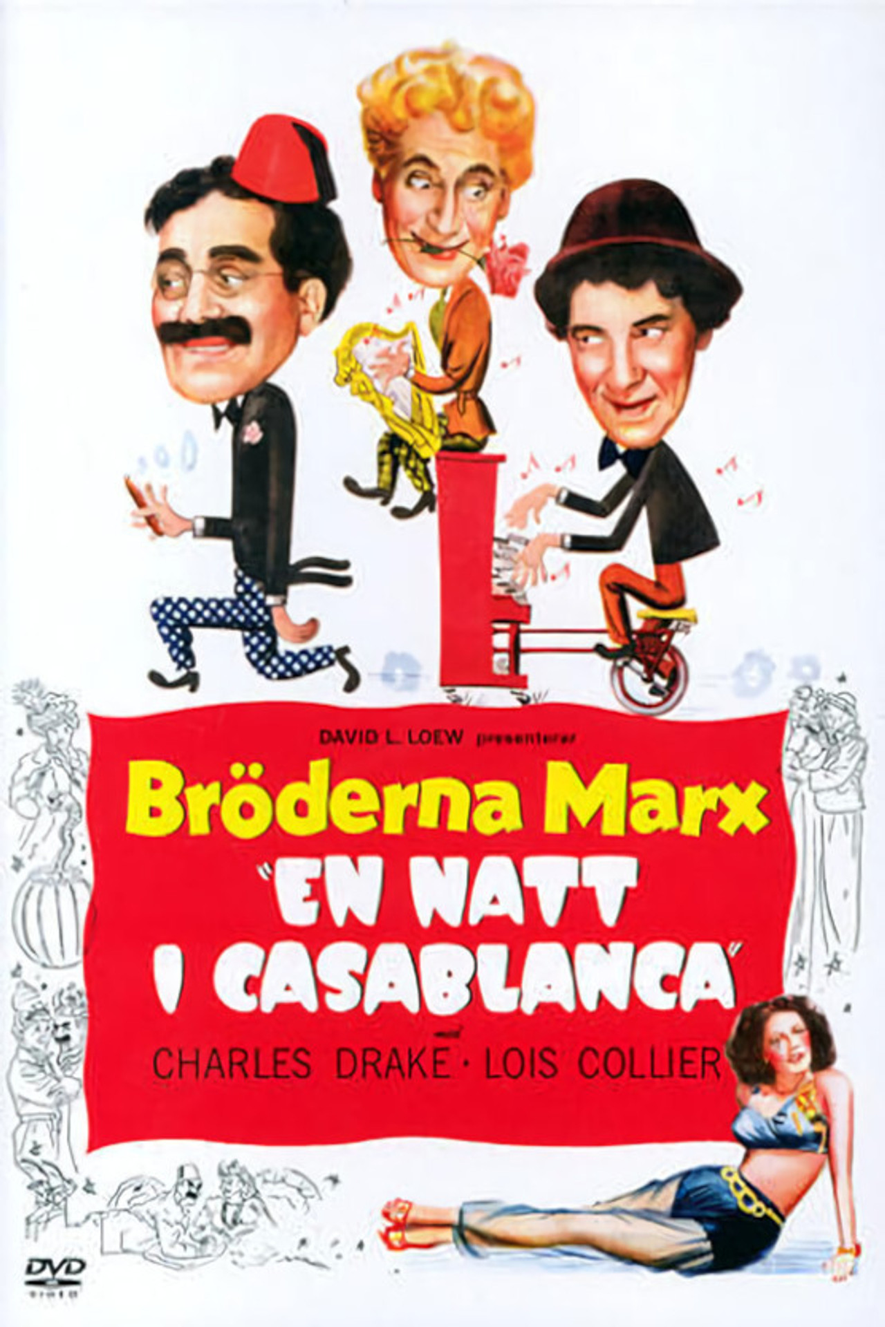 En natt i Casablanca filmaffisch