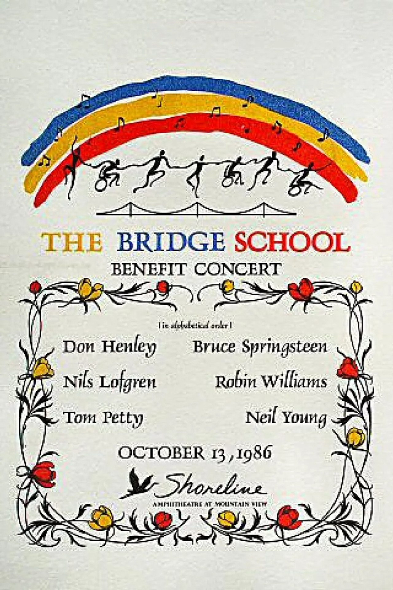 Bridge School Benefit Concert 1986 Backdrop