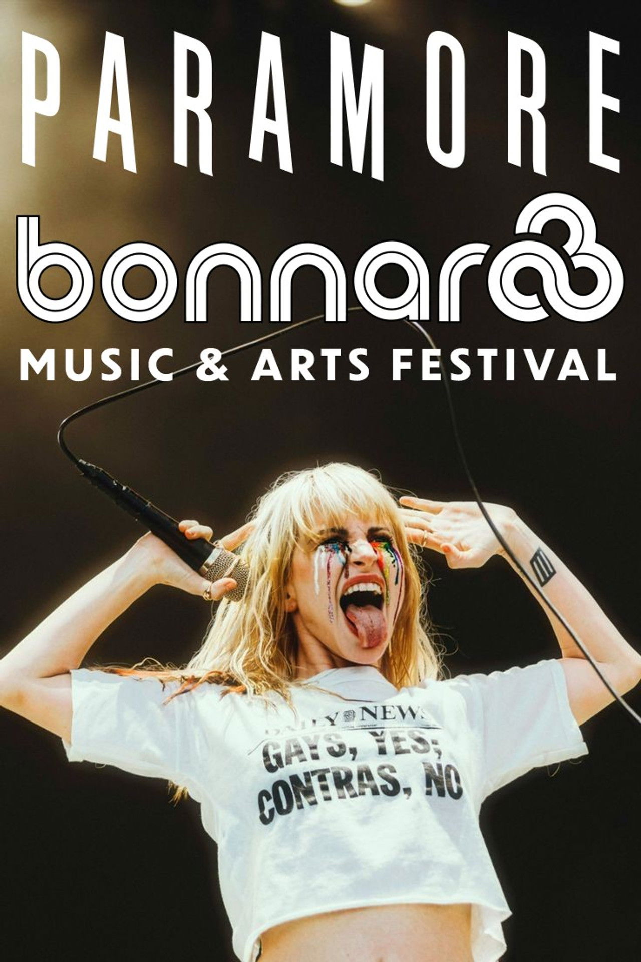Paramore - Live At Bonnaroo Music Festival 2023 Backdrop