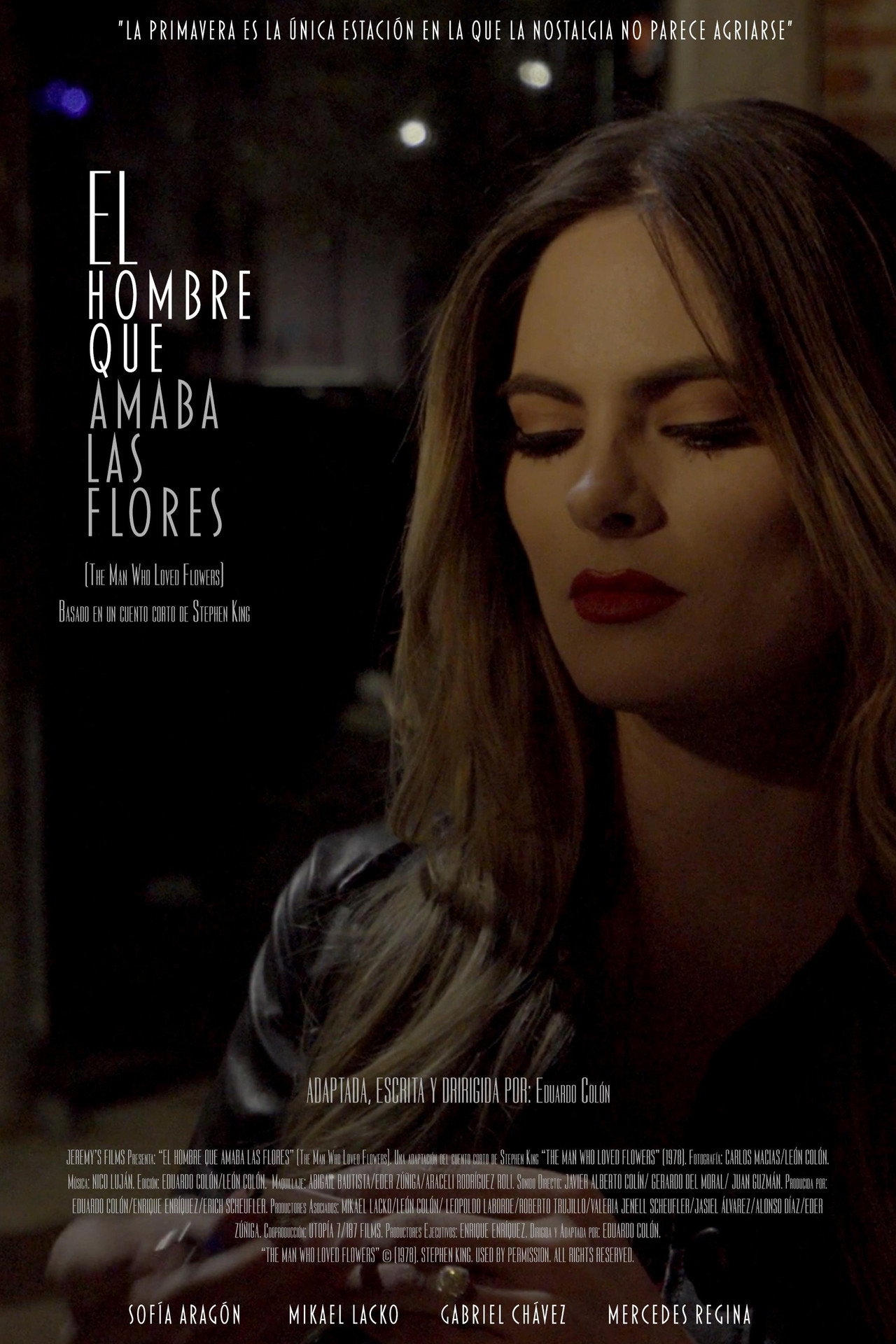 El hombre que amaba las flores filmaffisch