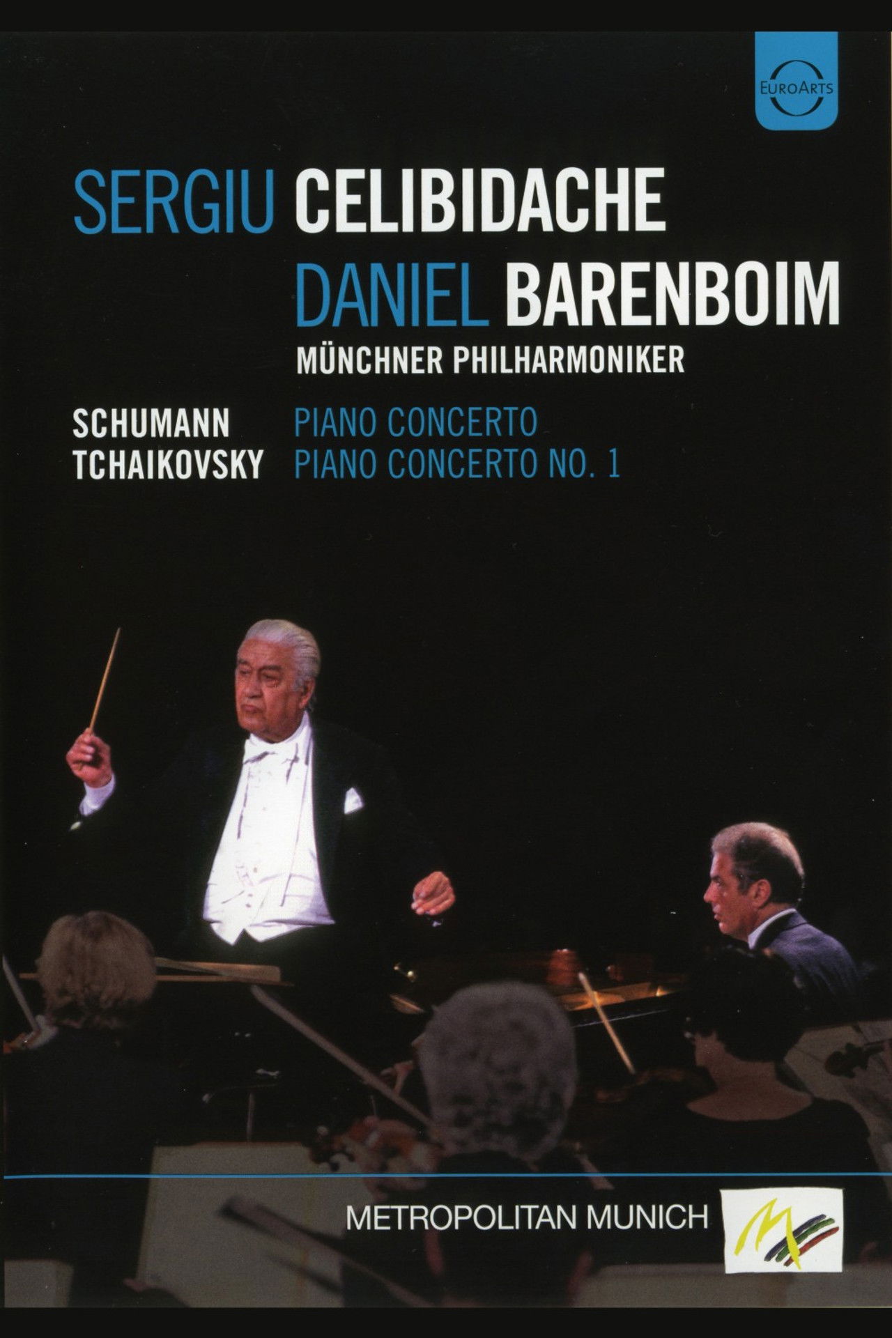 Daniel Barenboim & Sergiu Celibidache: Schumann, Piano Concerto / Tchaikovsky, Piano Concerto No. 1 Backdrop