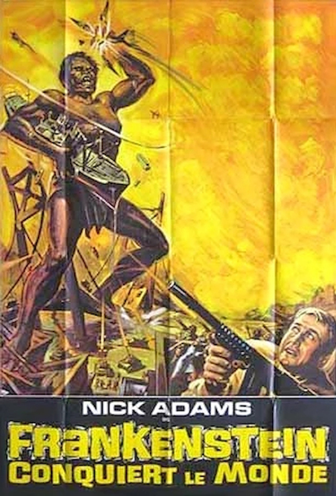 Frankenstein vs. Baragon poster