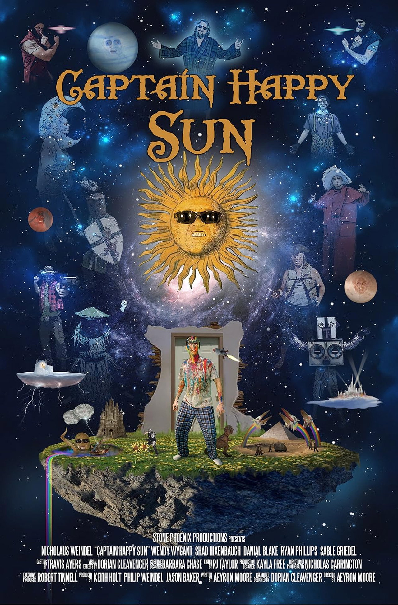 Captain Happy Sun Backdrop