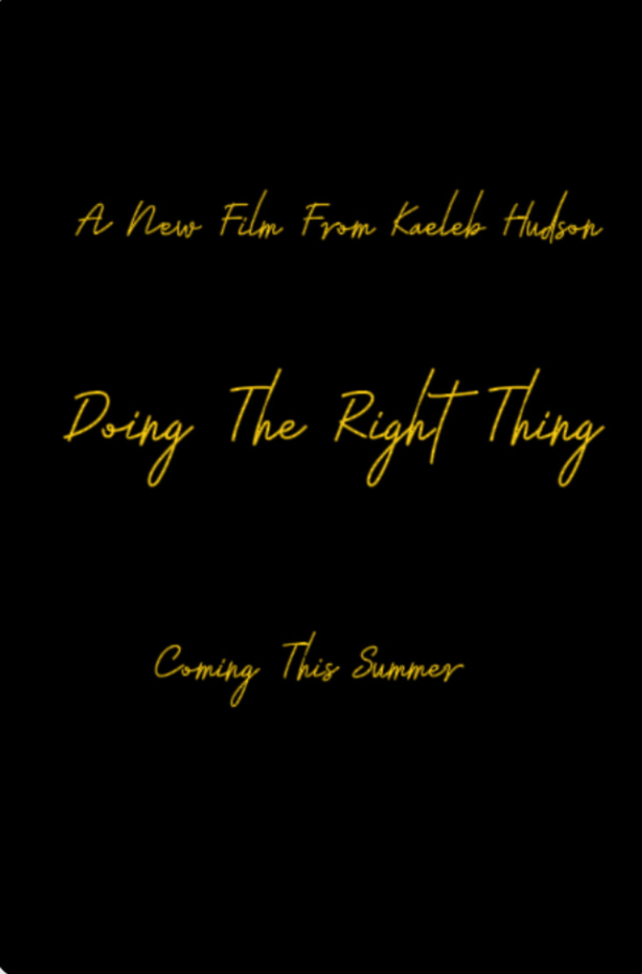 Doing The Right Thing Backdrop