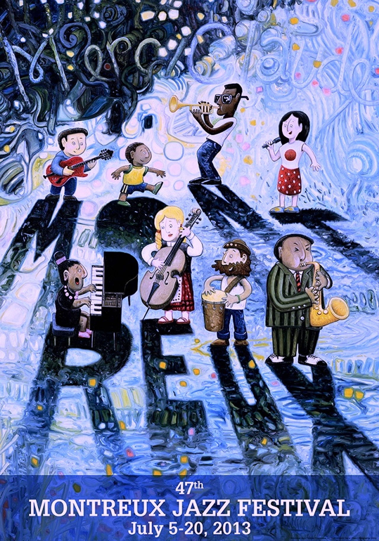 Montreux Jazz Festival 2013 - Remember Claude Nobs Backdrop