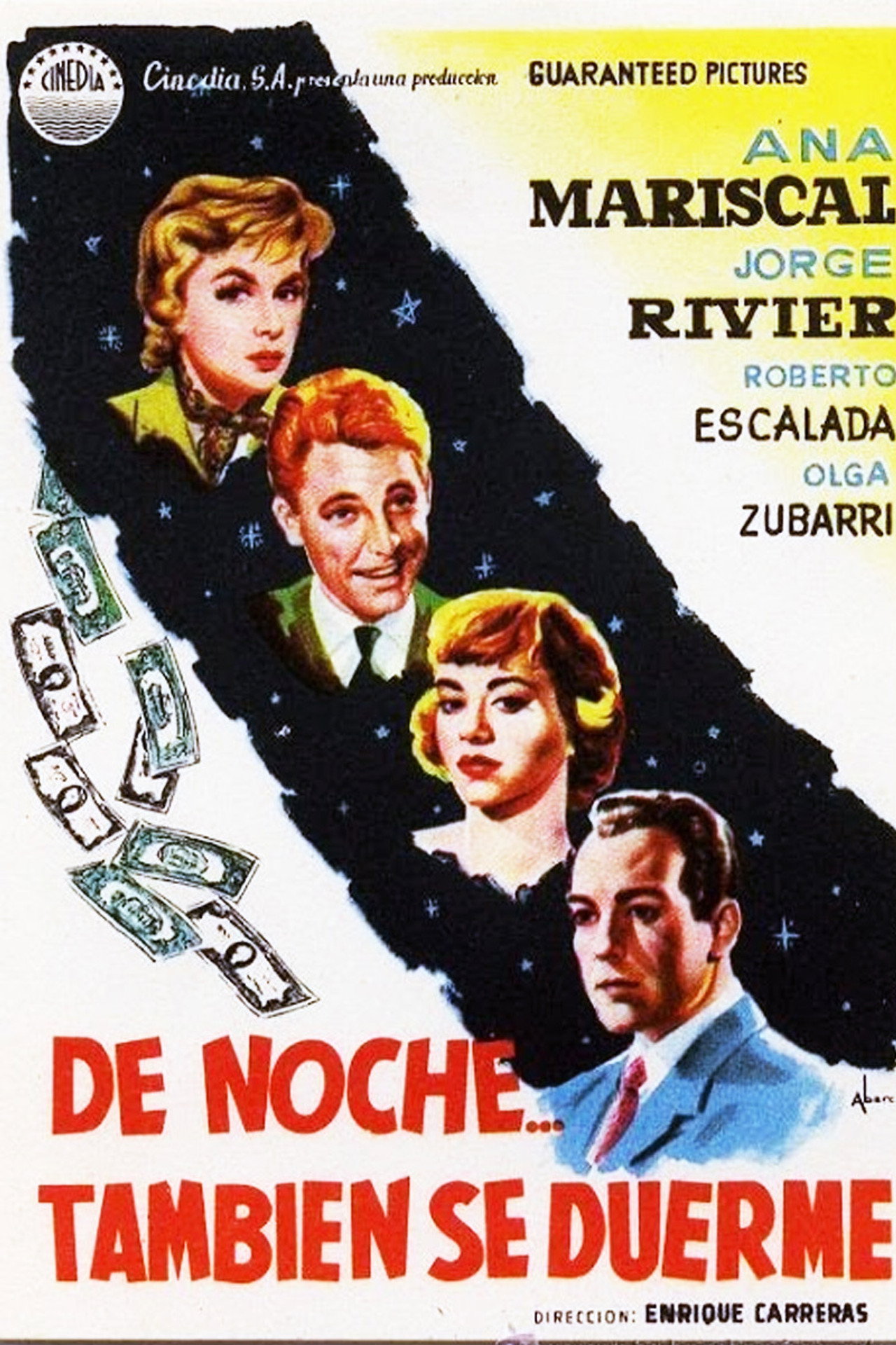 De noche también se duerme filmaffisch