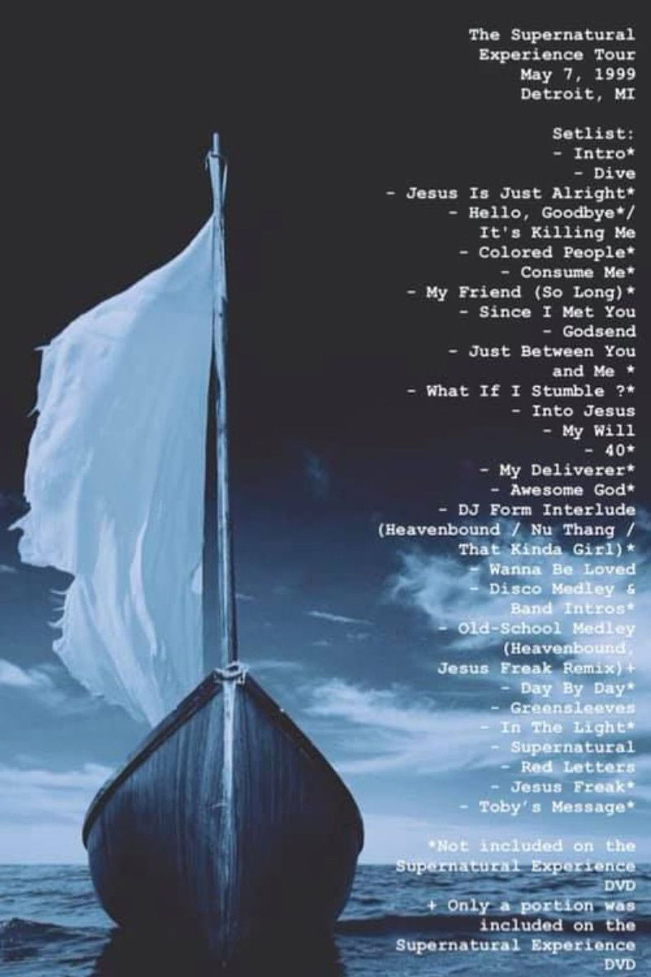 The Supernatural Experience Tour Backdrop