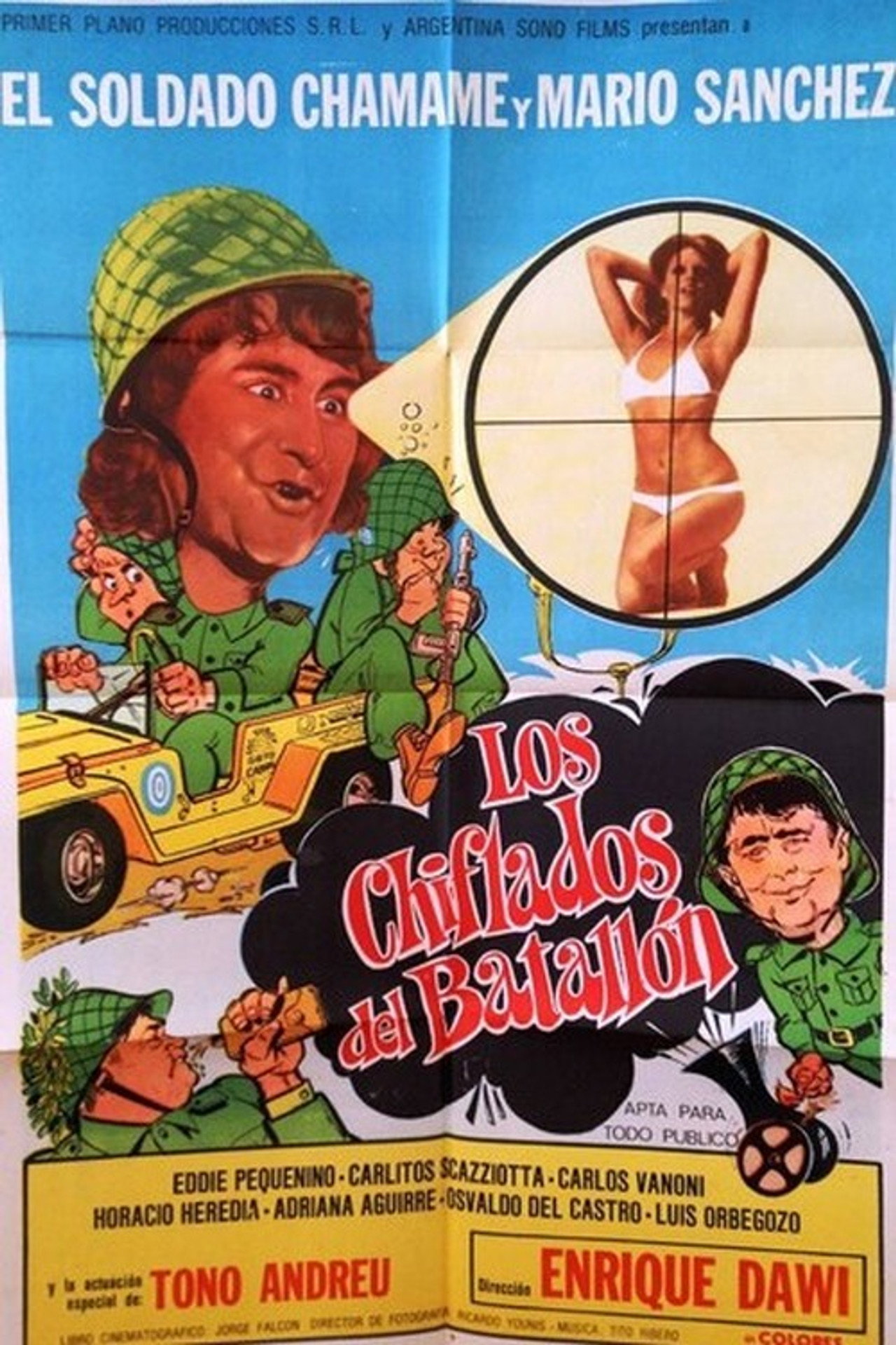Los chiflados del batallón filmaffisch