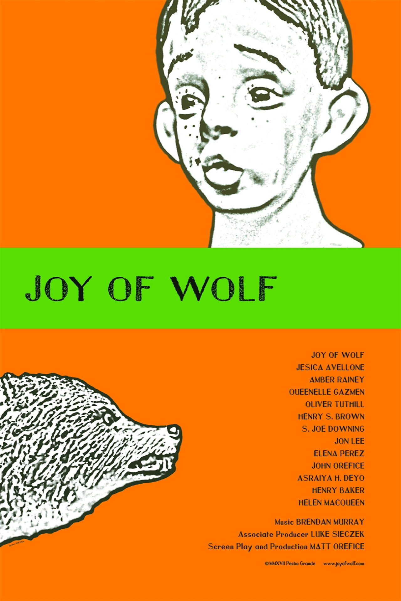 Joy of Wolf Backdrop
