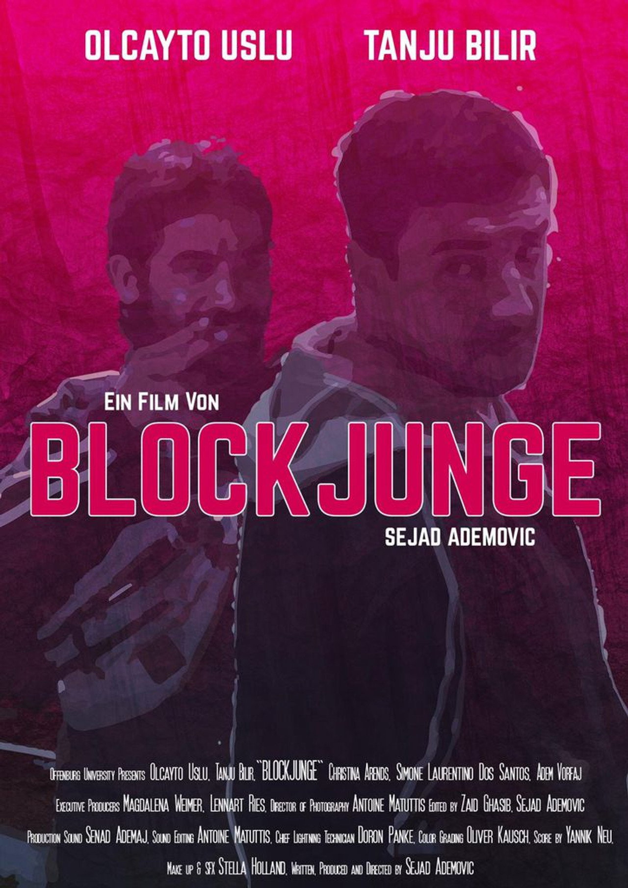 Blockjunge Backdrop