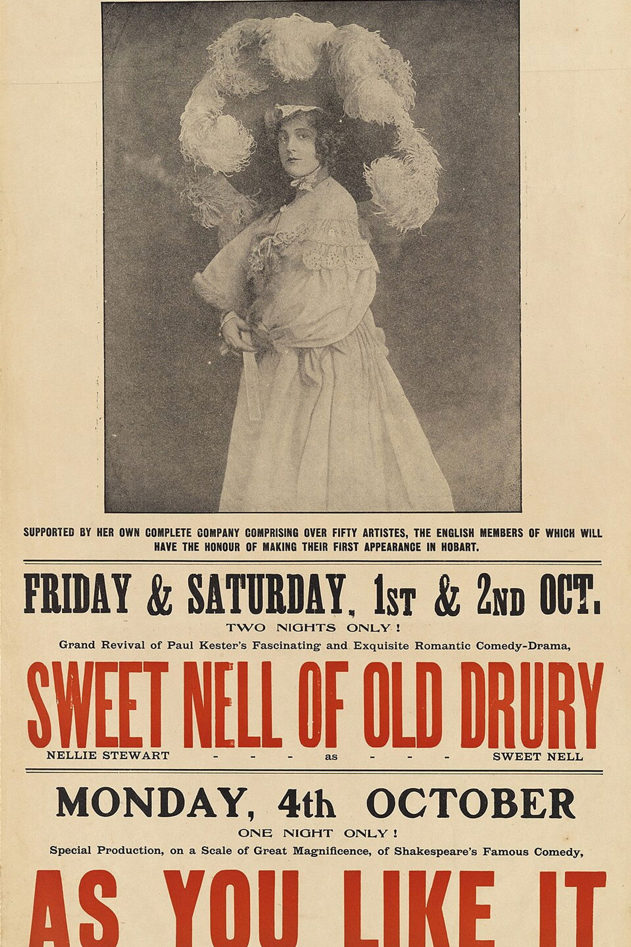 Sweet Nell of Old Drury Backdrop