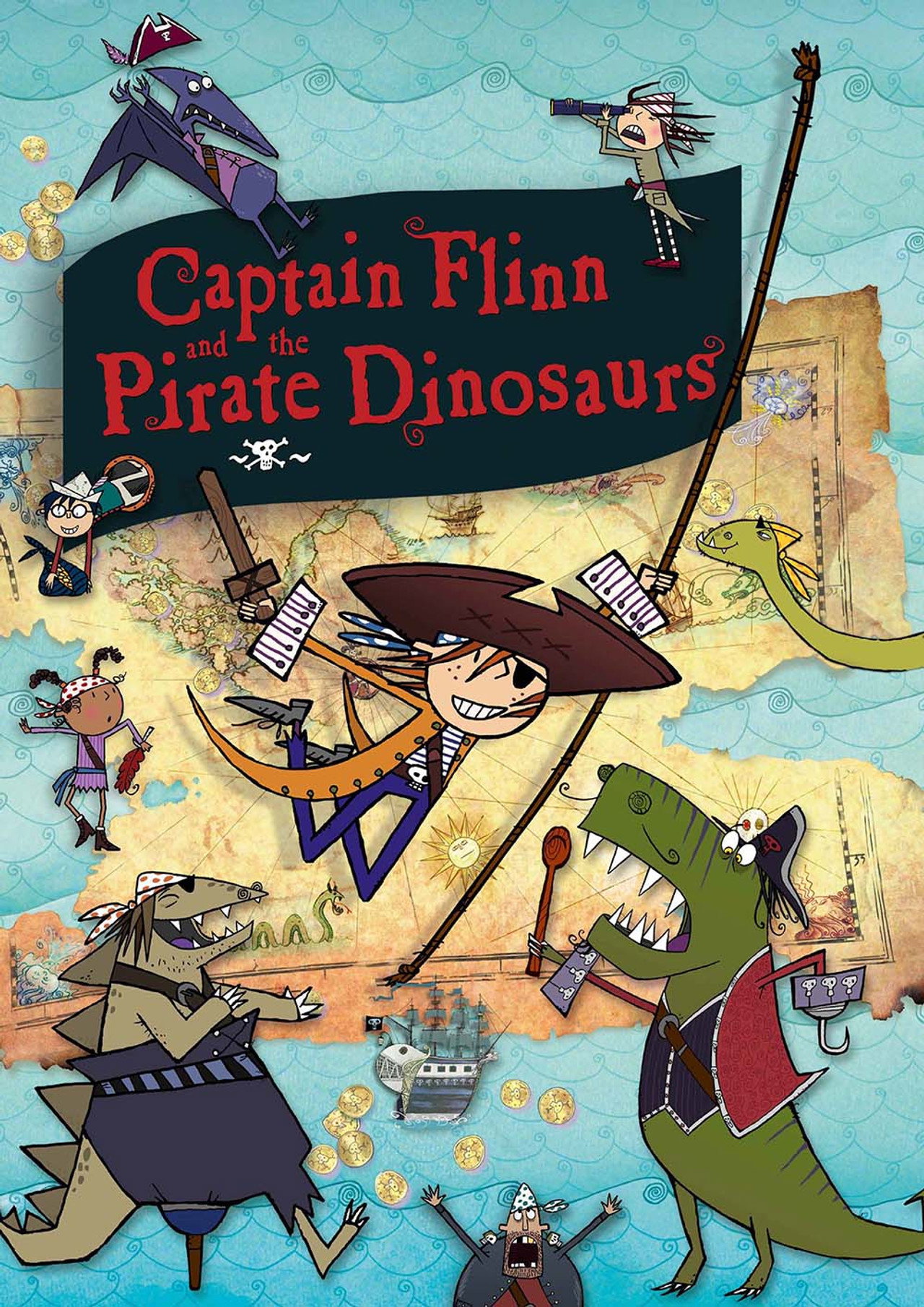 Captain Flinn and the Pirate Dinosaurs affisch