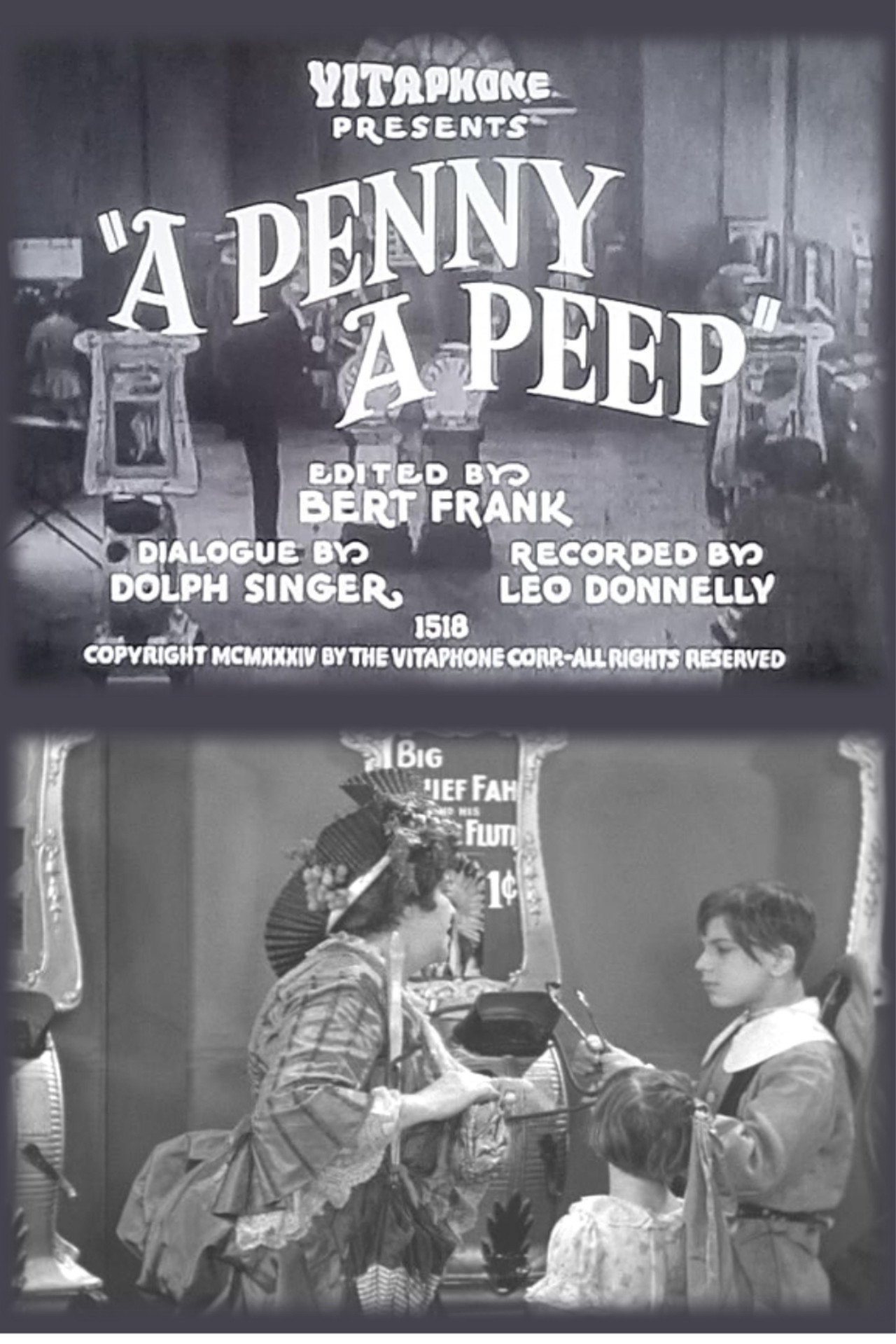 A Penny a Peep Backdrop