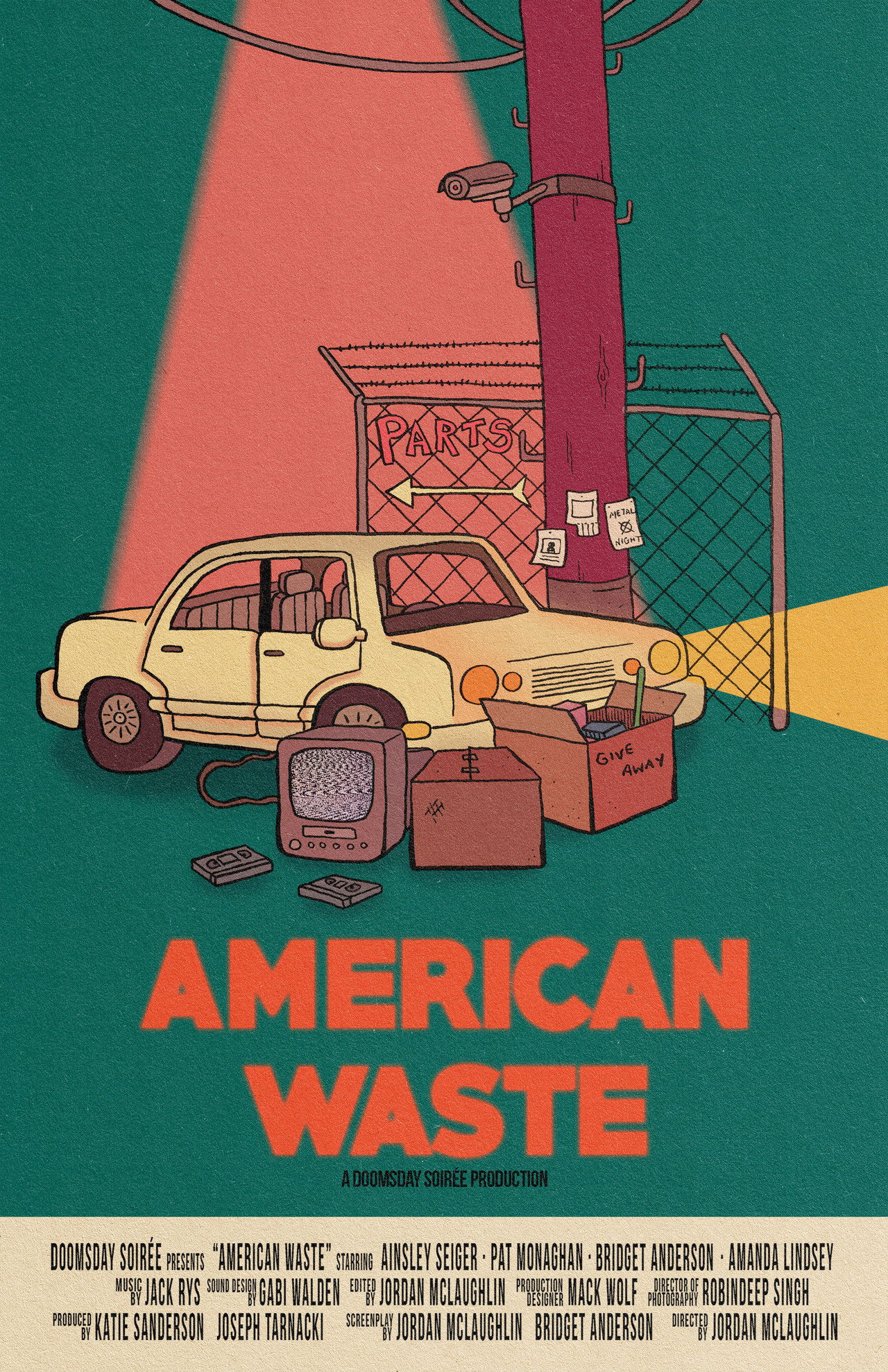 American Waste Backdrop