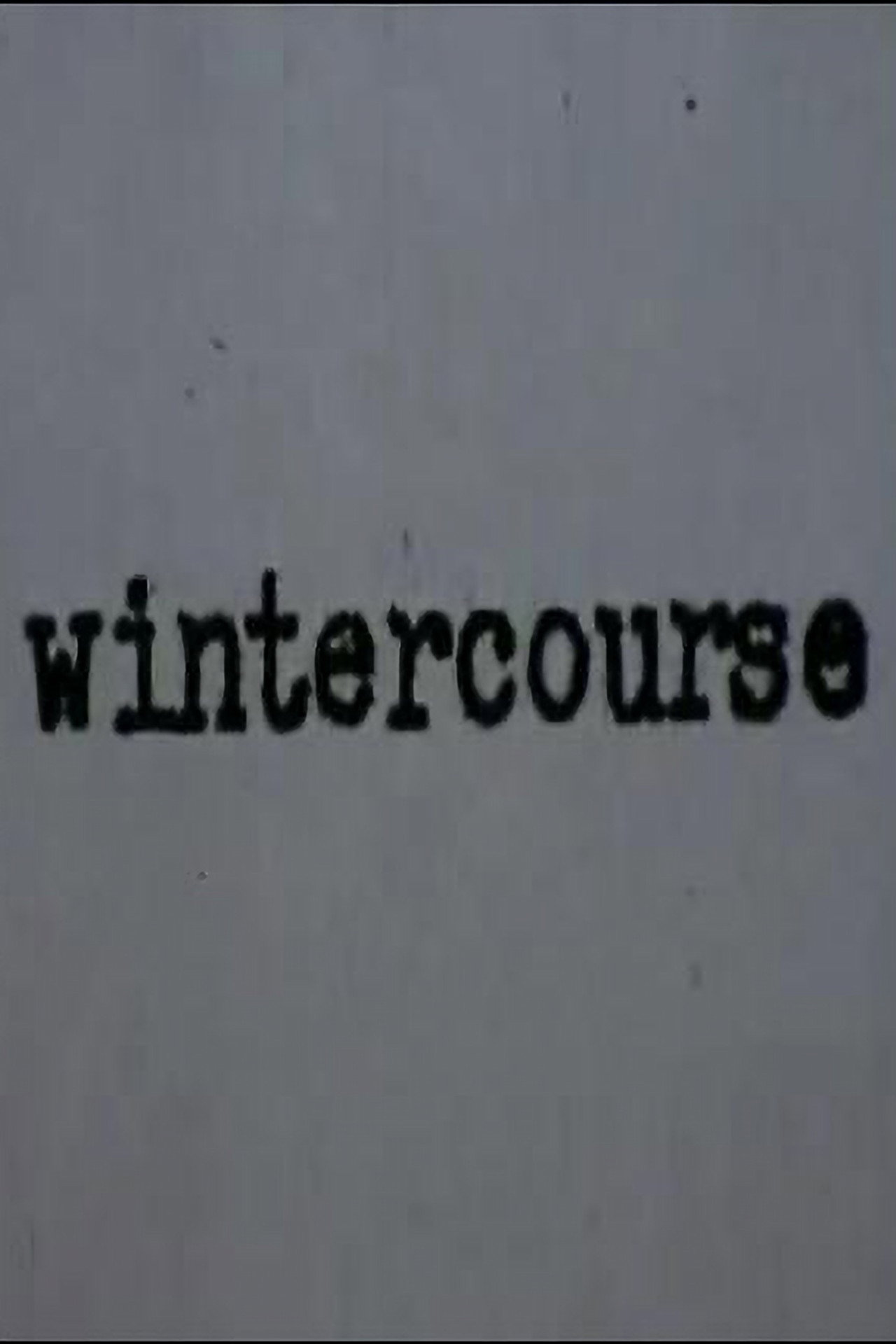 Wintercourse filmaffisch