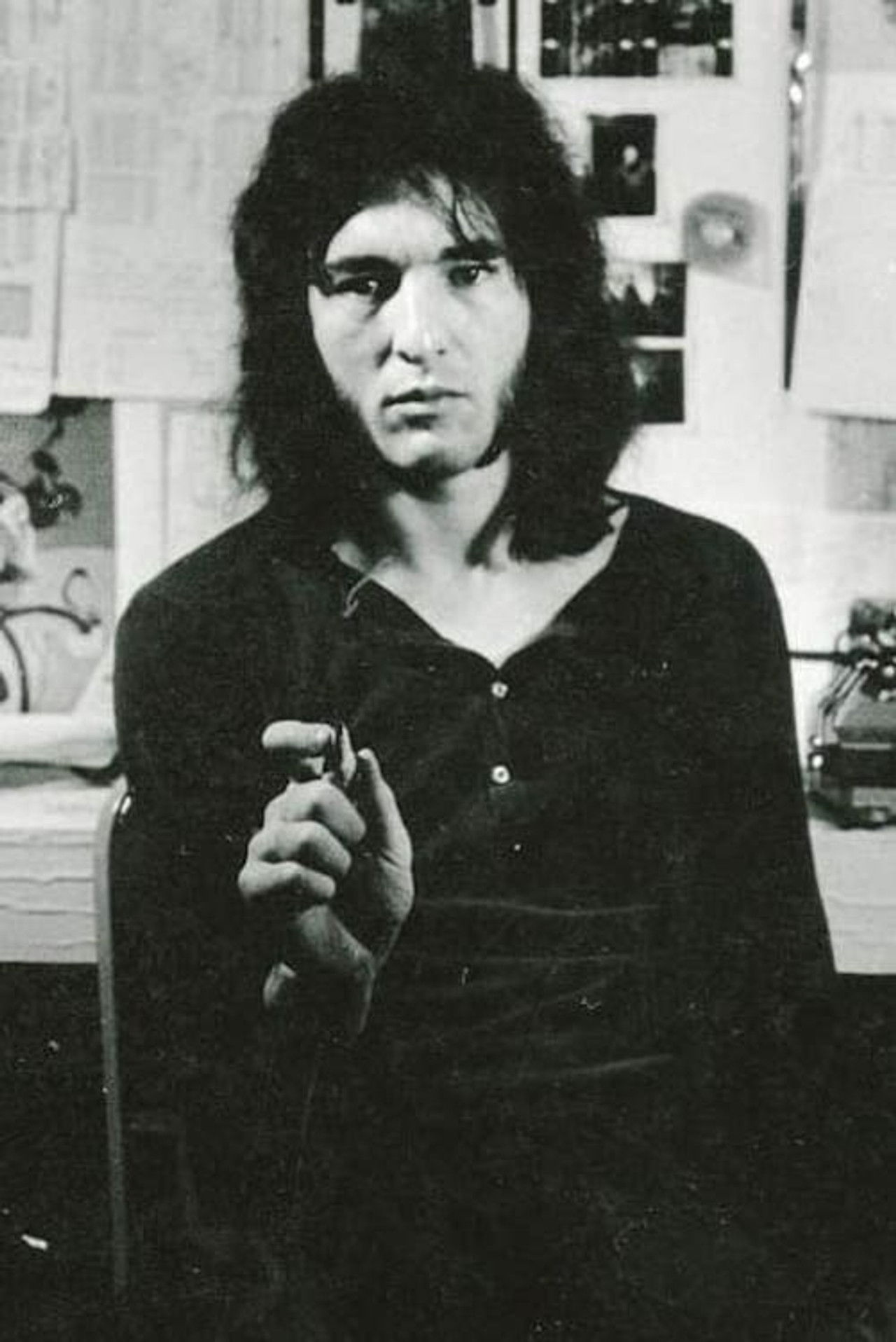 Paul Sharits Interview with Gerard O'Grady Backdrop