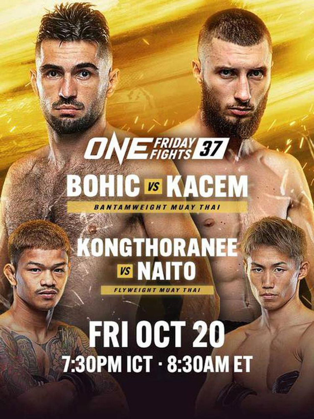 ONE Friday Fights 37: Bohic vs. Kacem Backdrop