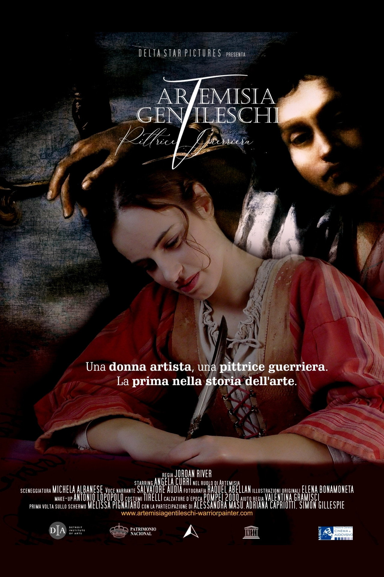 Artemisia Gentileschi, pittrice guerriera filmaffisch