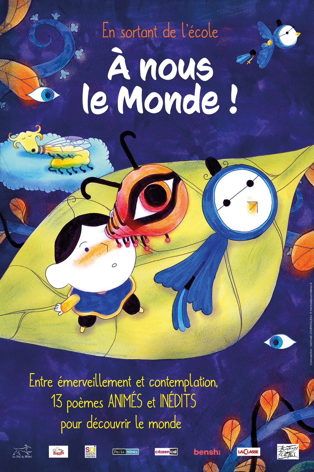 En sortant de l'école à nous le monde filmaffisch