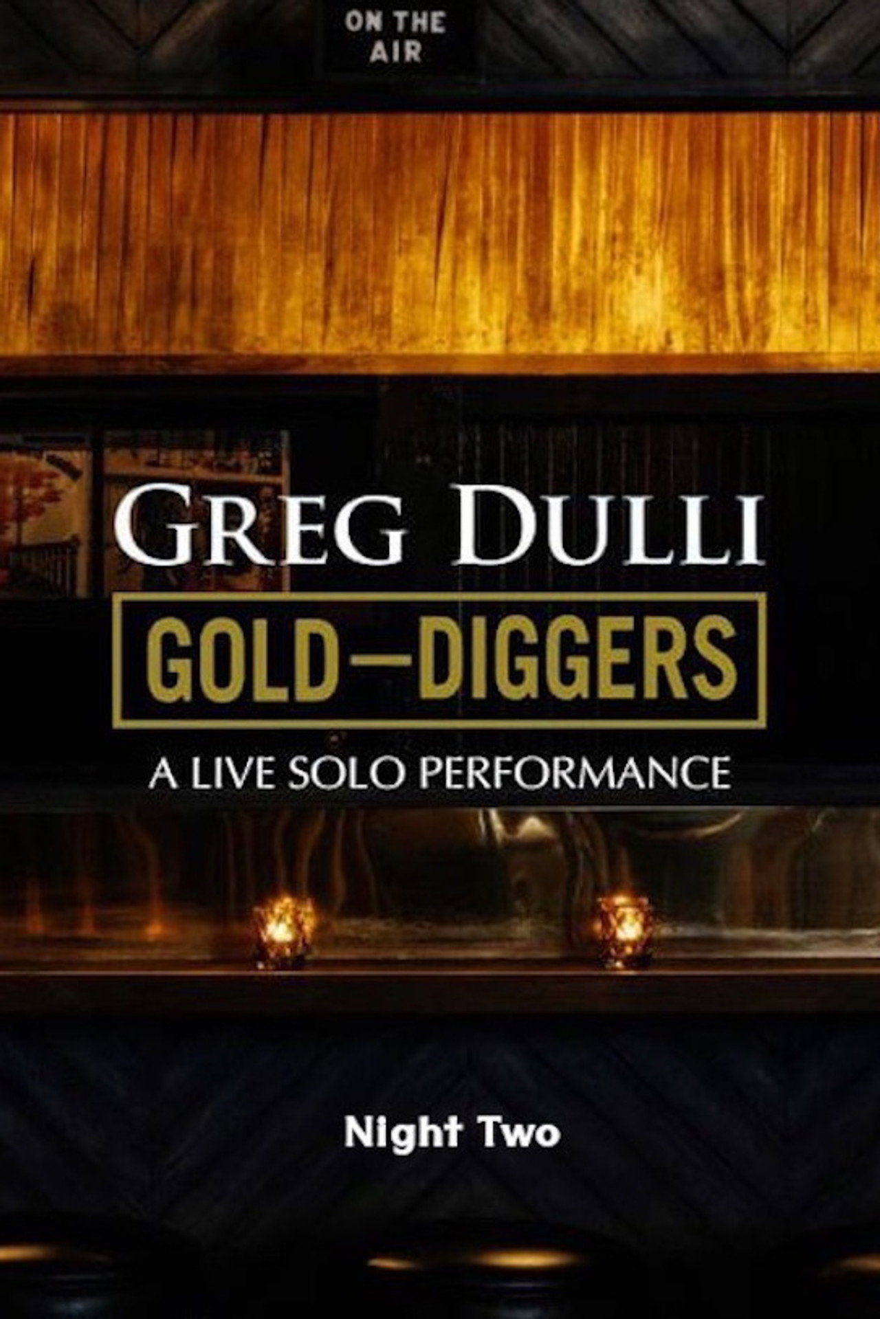 Greg Dulli - Live at Gold Diggers - Show Two Backdrop