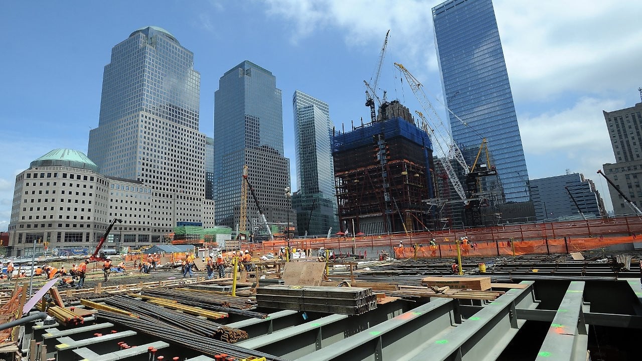 America Rebuilds: A Year at Ground Zero background