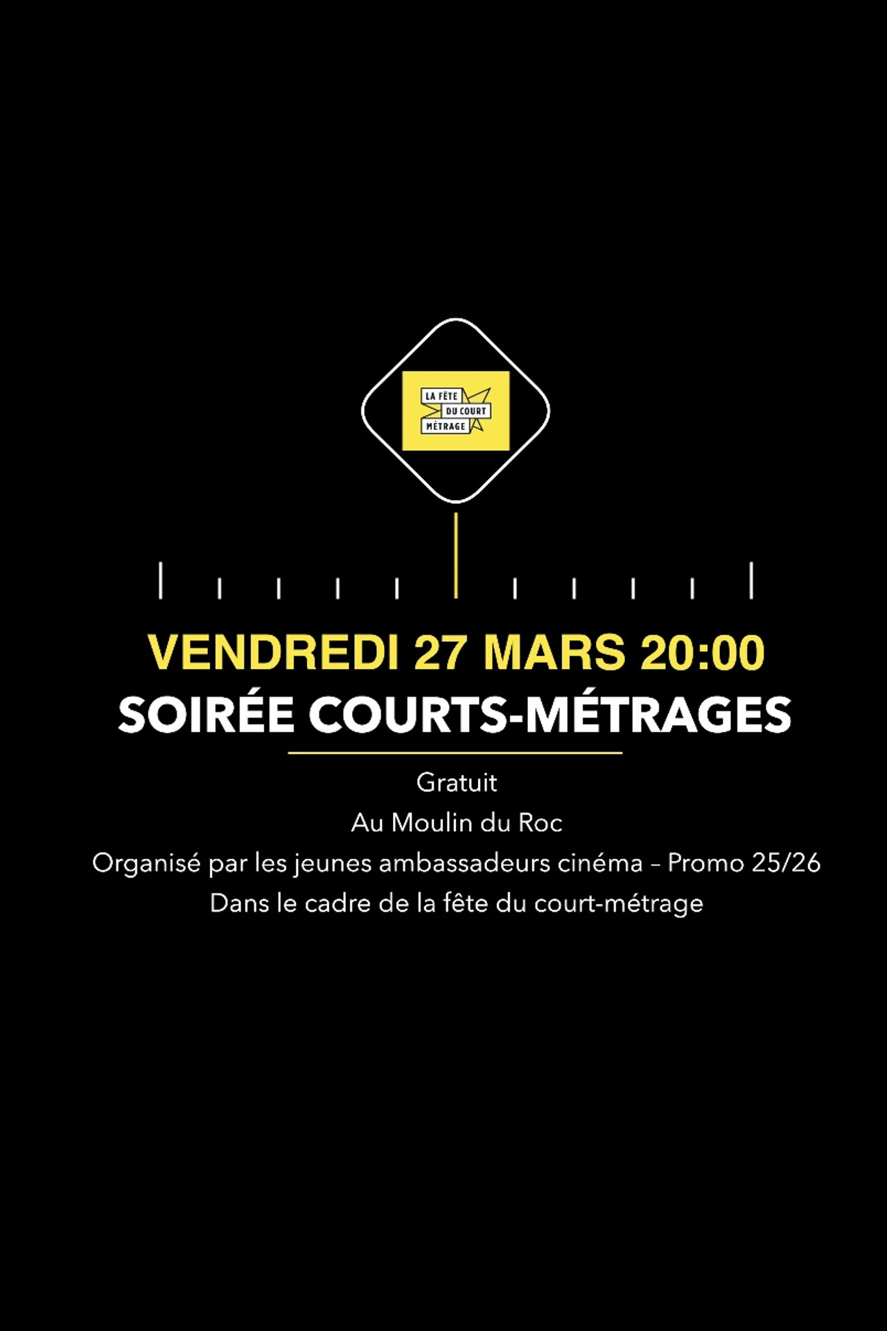 Bande Annonce Fête du court métrage filmaffisch