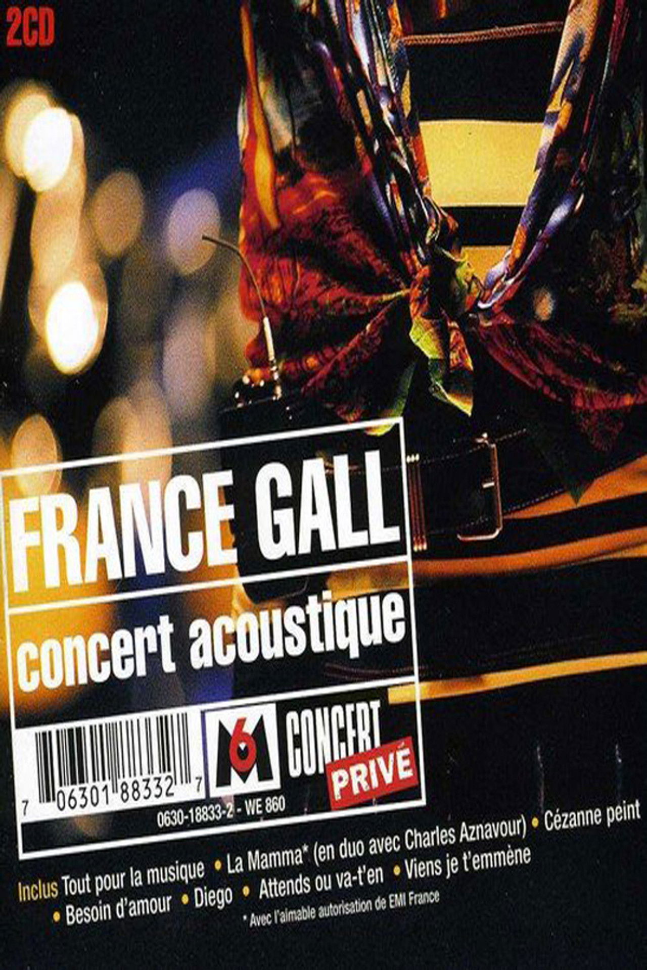 France Gall - Concert acoustique Backdrop