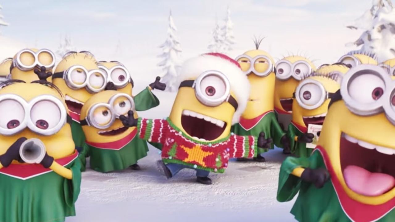 Scen från Minions Jingle Bells