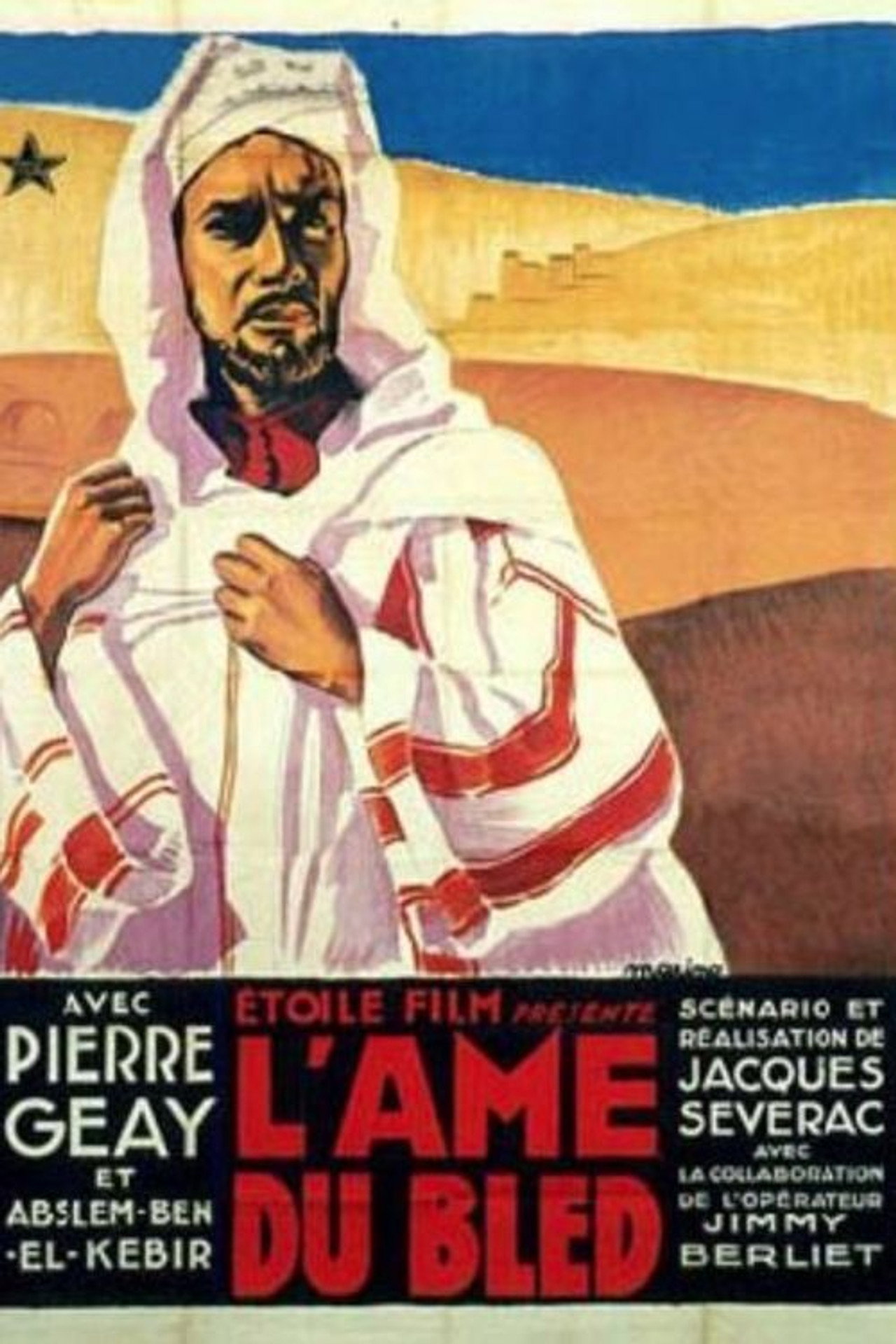 L'âme du bled filmaffisch