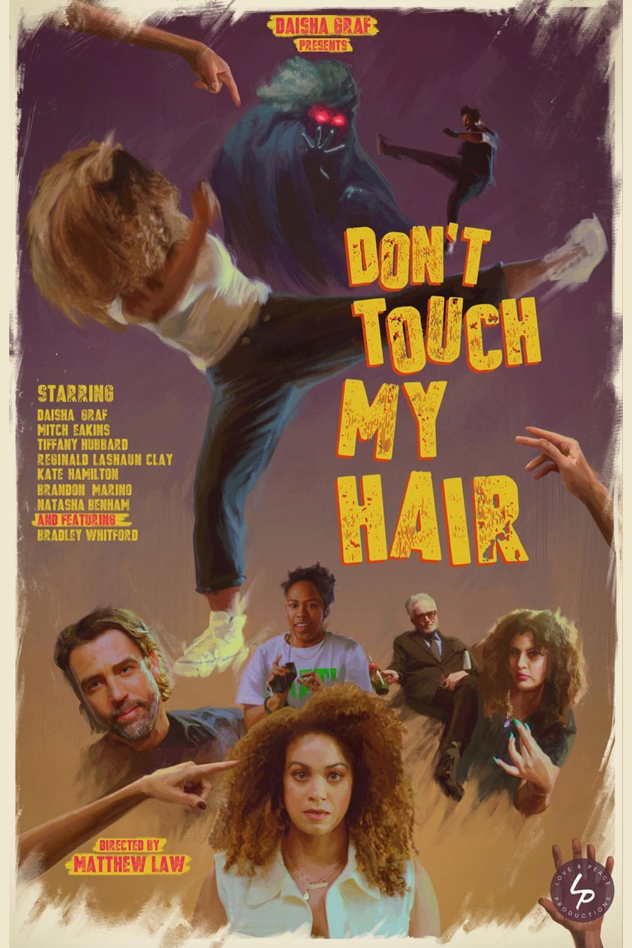 Don't Touch My Hair Backdrop