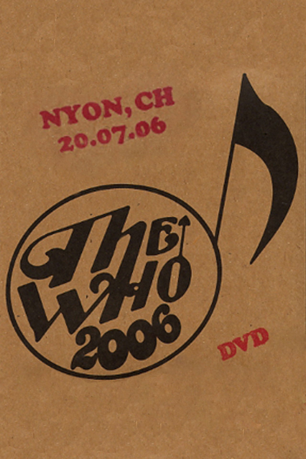The Who: Nyon 7/20/2006 Backdrop