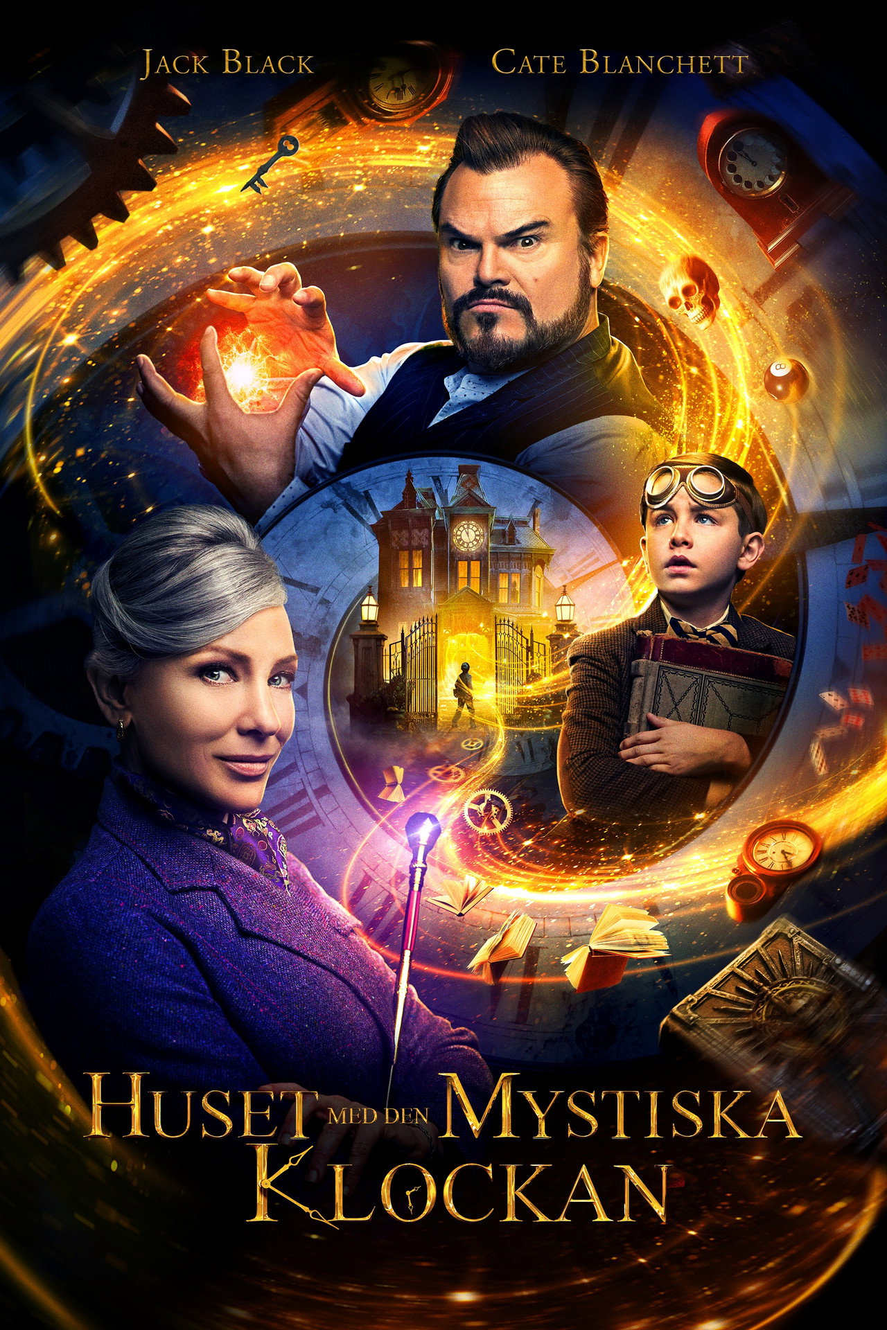 Huset med den mystiska klockan filmaffisch