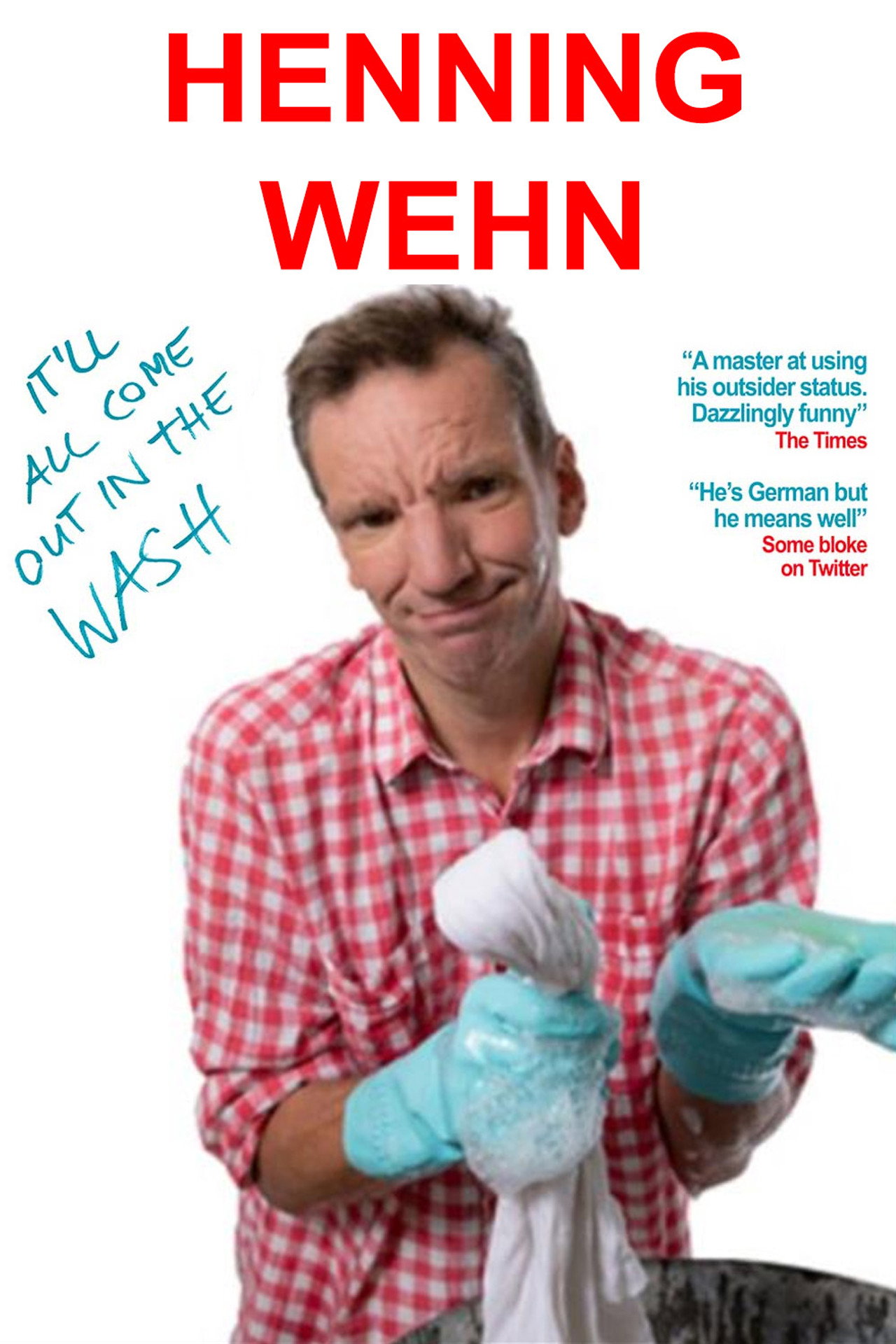 Henning Wehn: It'll All Come Out in the Wash Backdrop