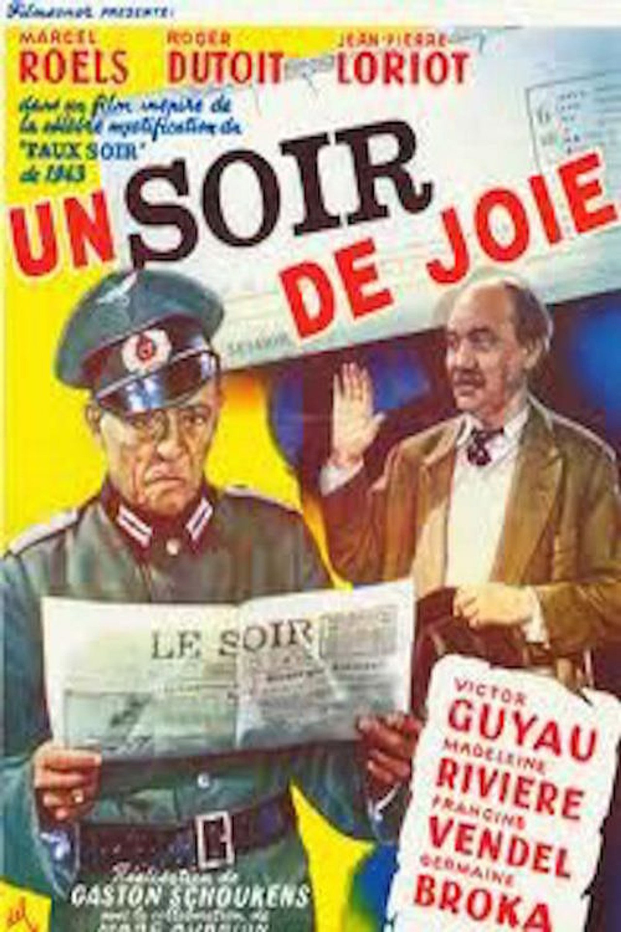 Un soir de joie filmaffisch