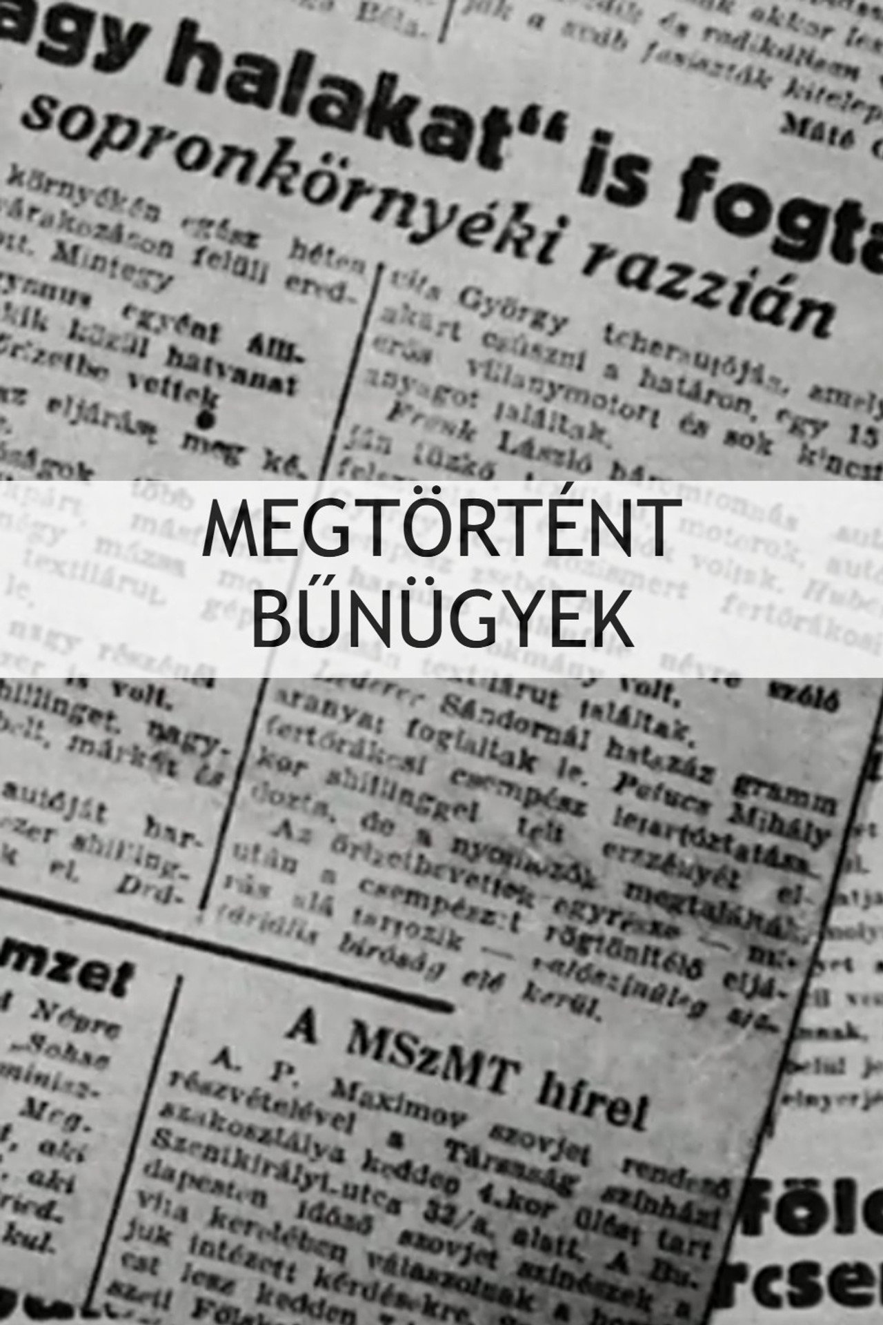 Megtörtént bűnügyek – plakát 2