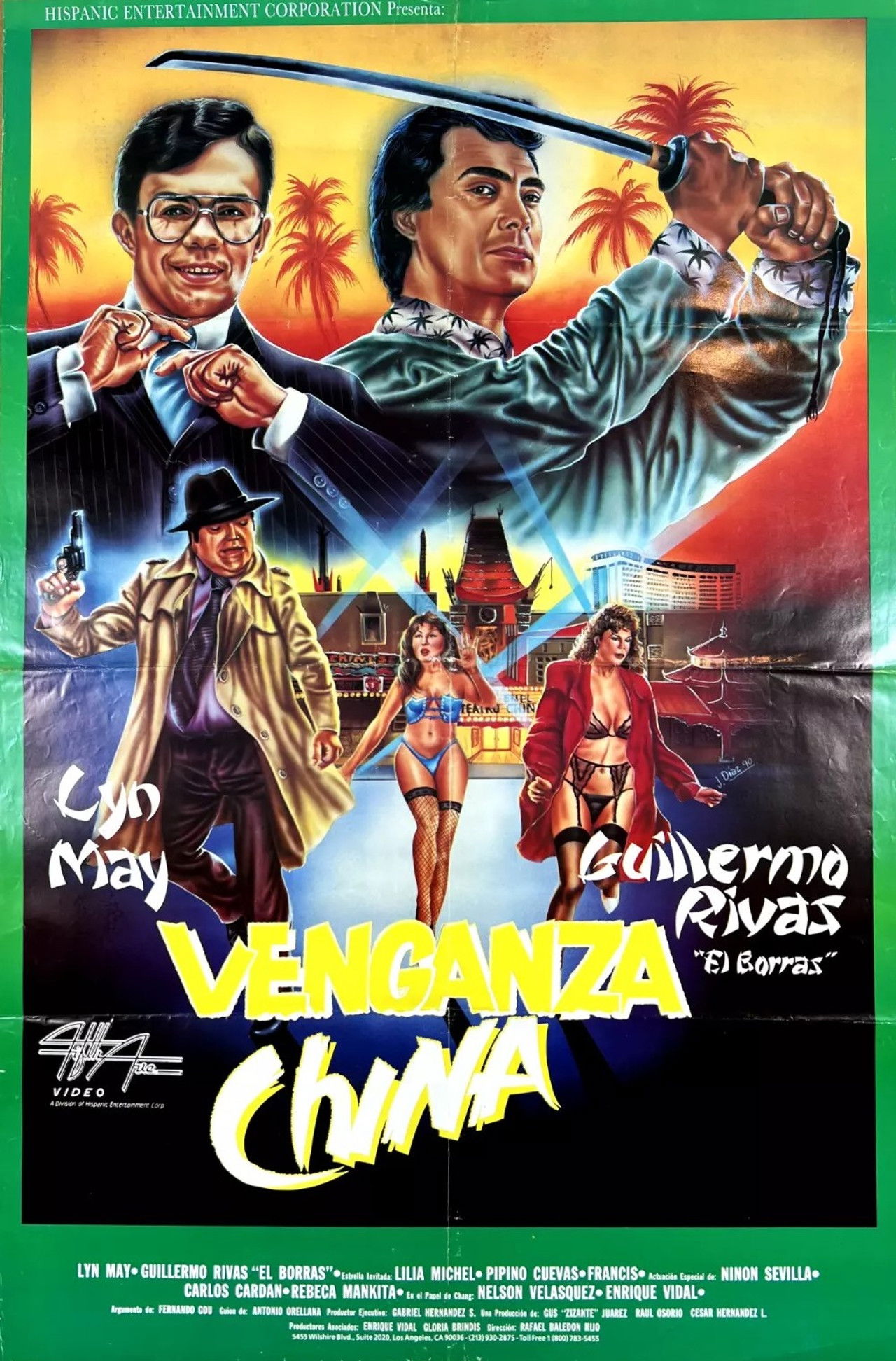 Crimen en el teatro chino Backdrop