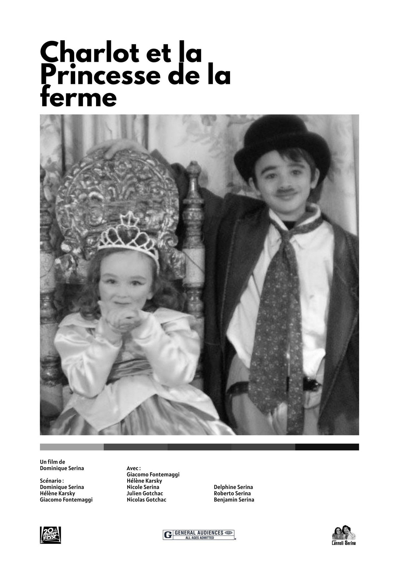 Charlot et la Princesse de la ferme Backdrop