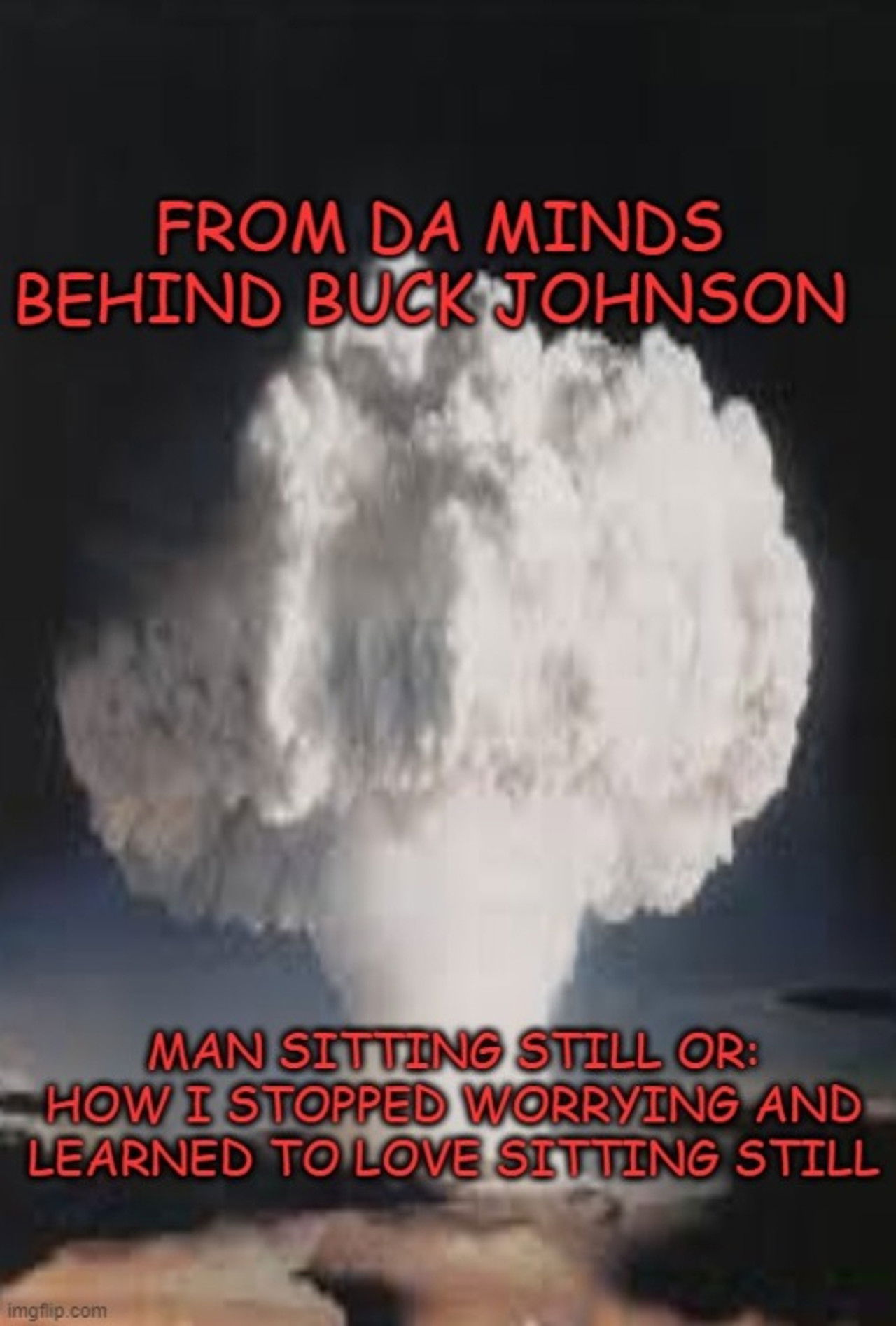 Man Sitting Still or: How I Stopped Worrying and Learned to Love Sitting Still Backdrop