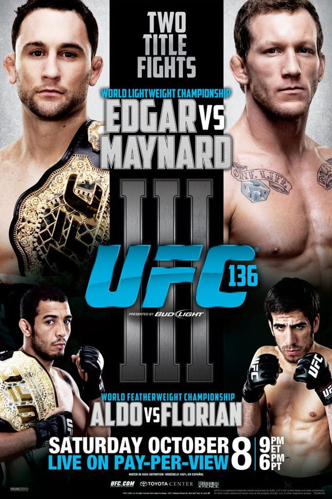 UFC 136: Edgar vs. Maynard III Backdrop