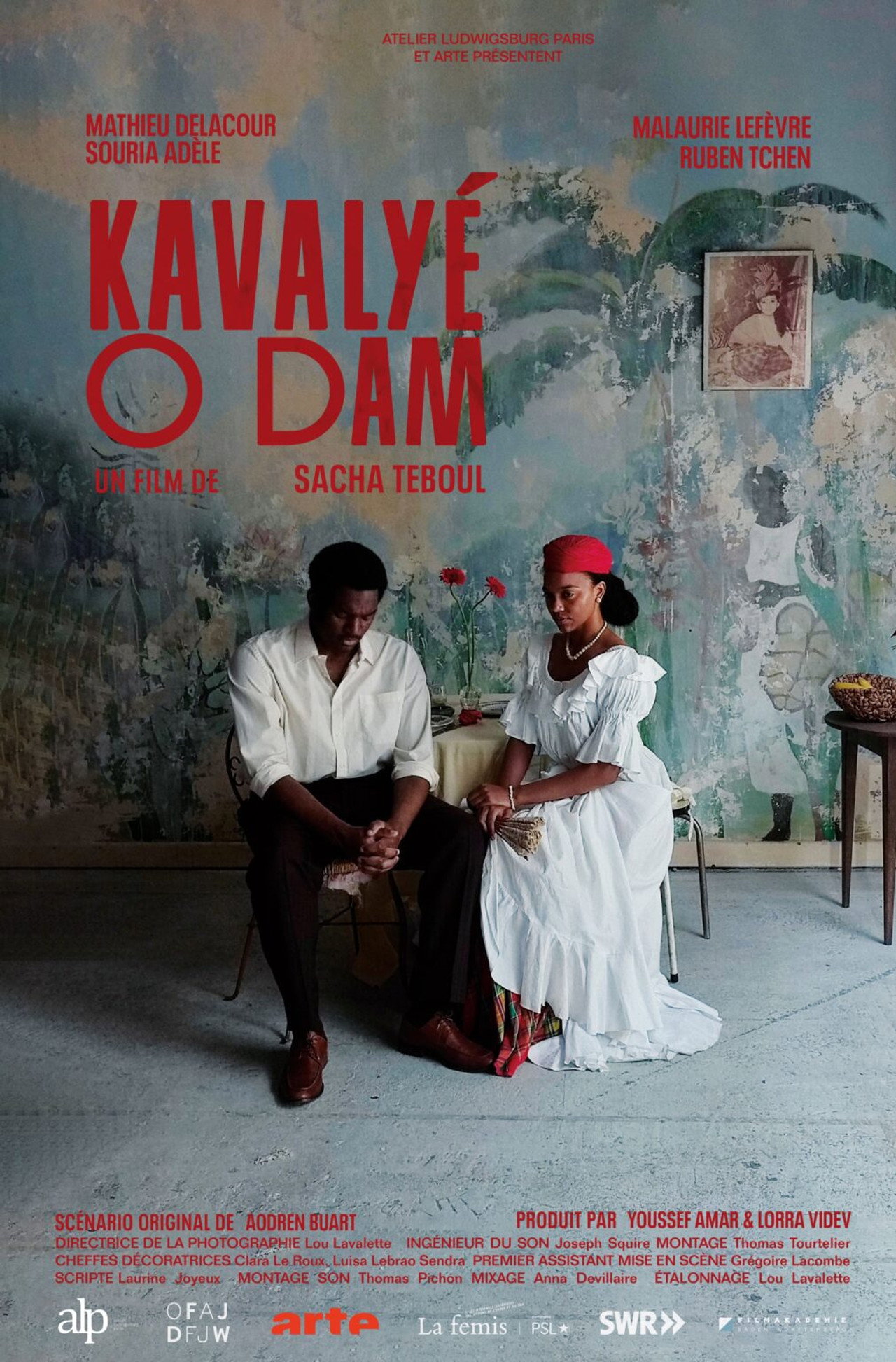 Kavalyé o dam filmaffisch