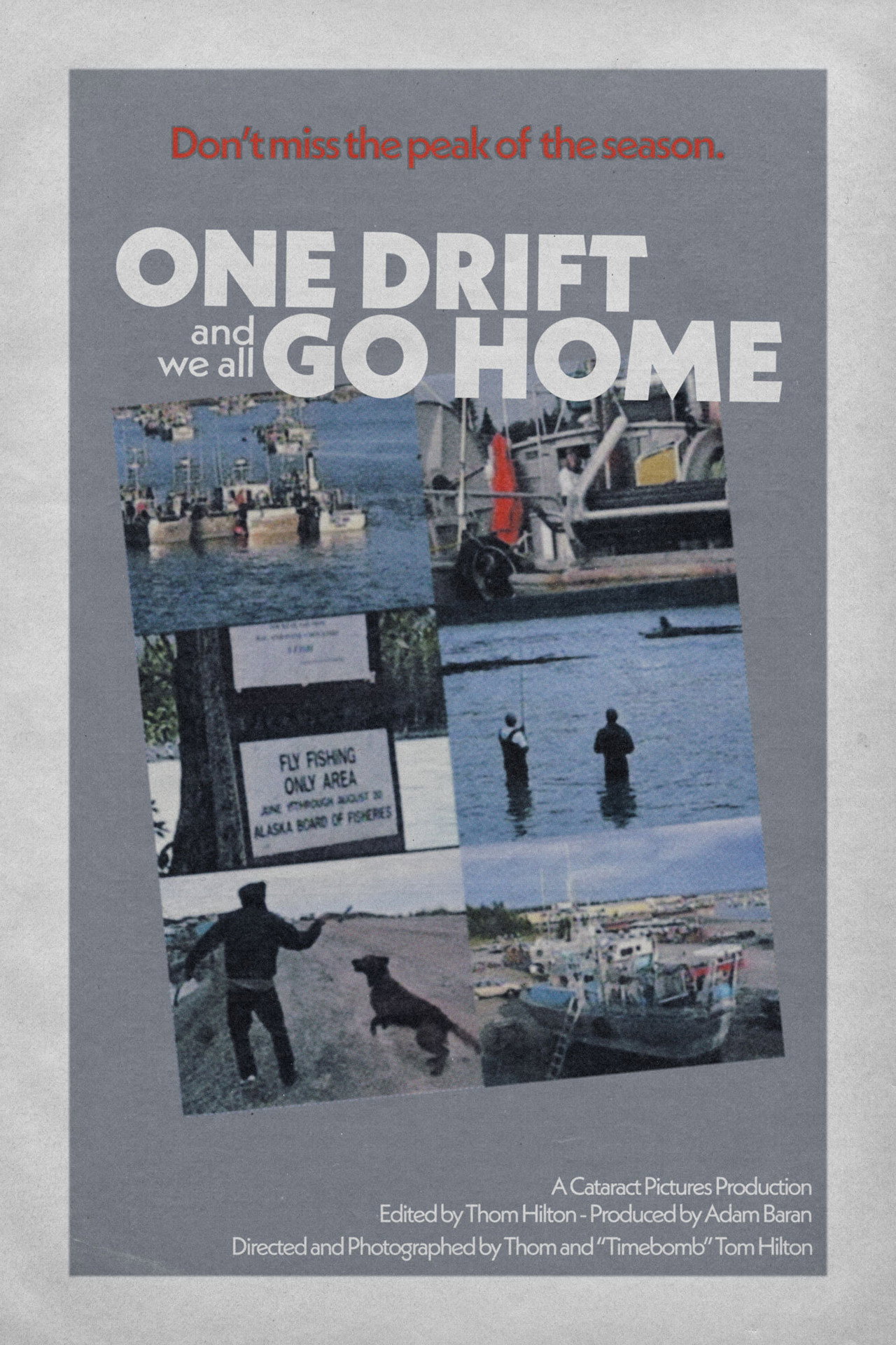 One Drift and We All Go Home Backdrop