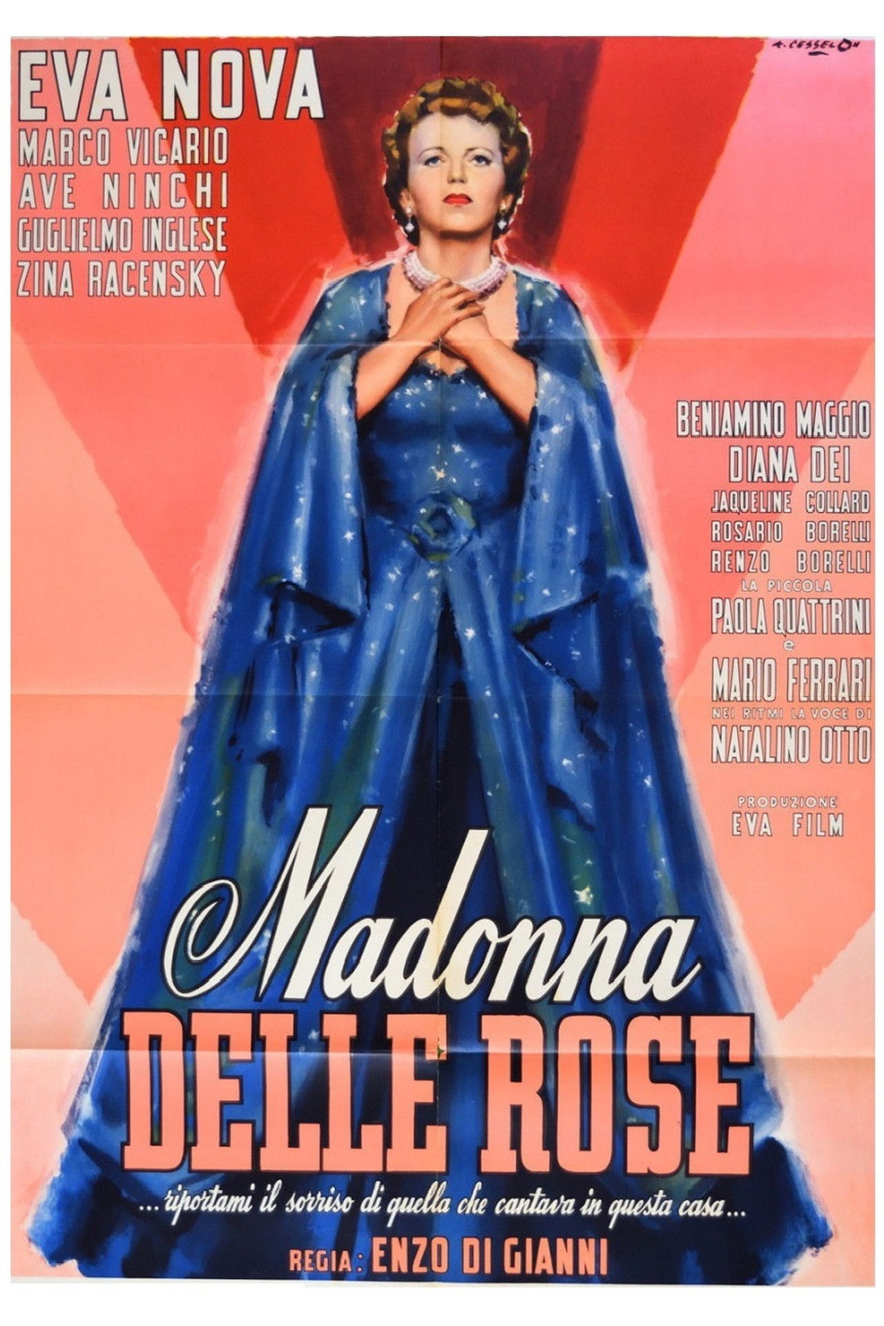 Madonna delle rose Backdrop