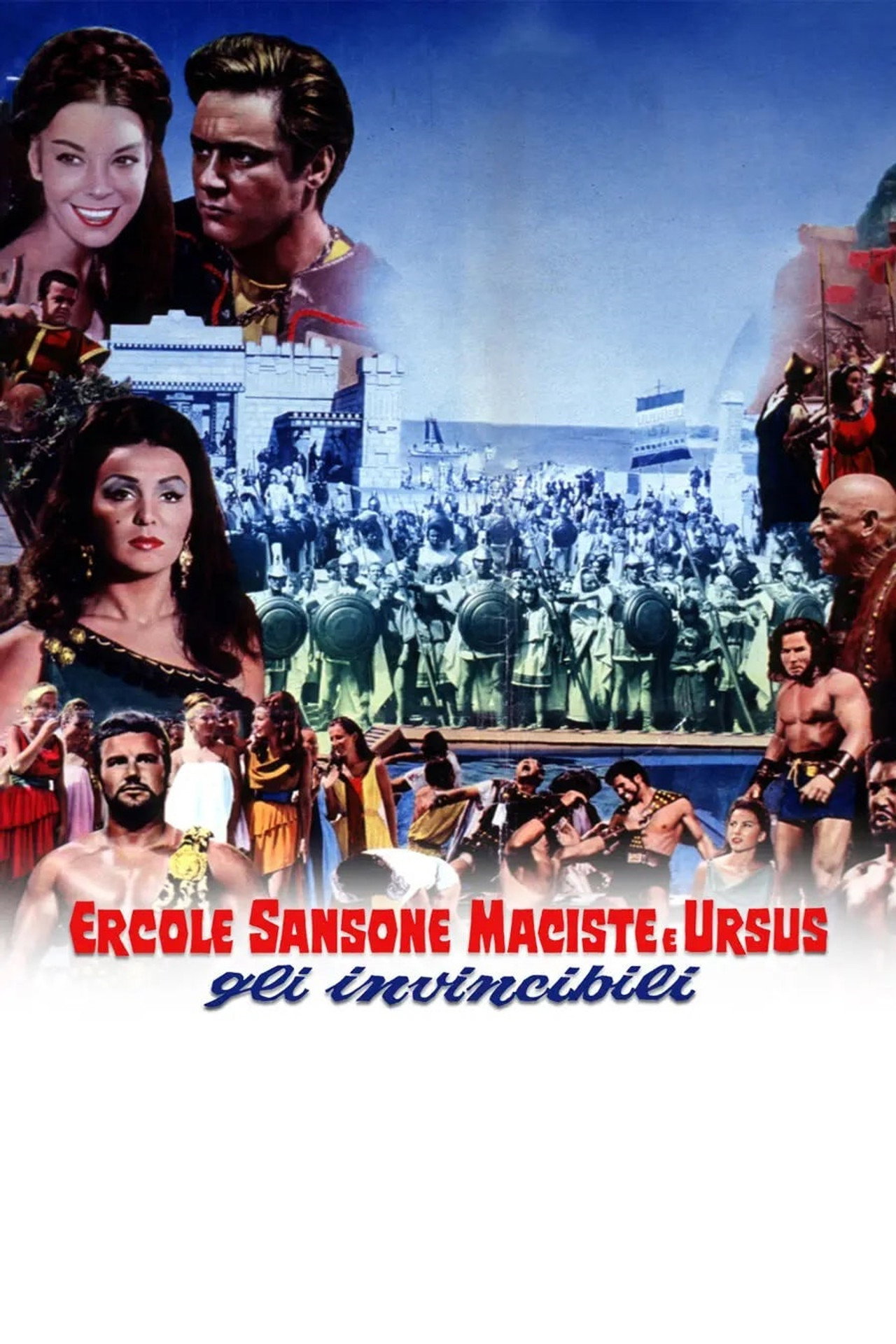 Ercole, Sansone, Maciste e Ursus gli invincibili filmaffisch