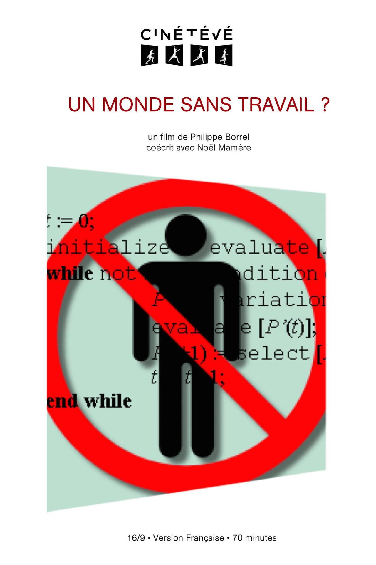 Un monde sans travail? filmaffisch